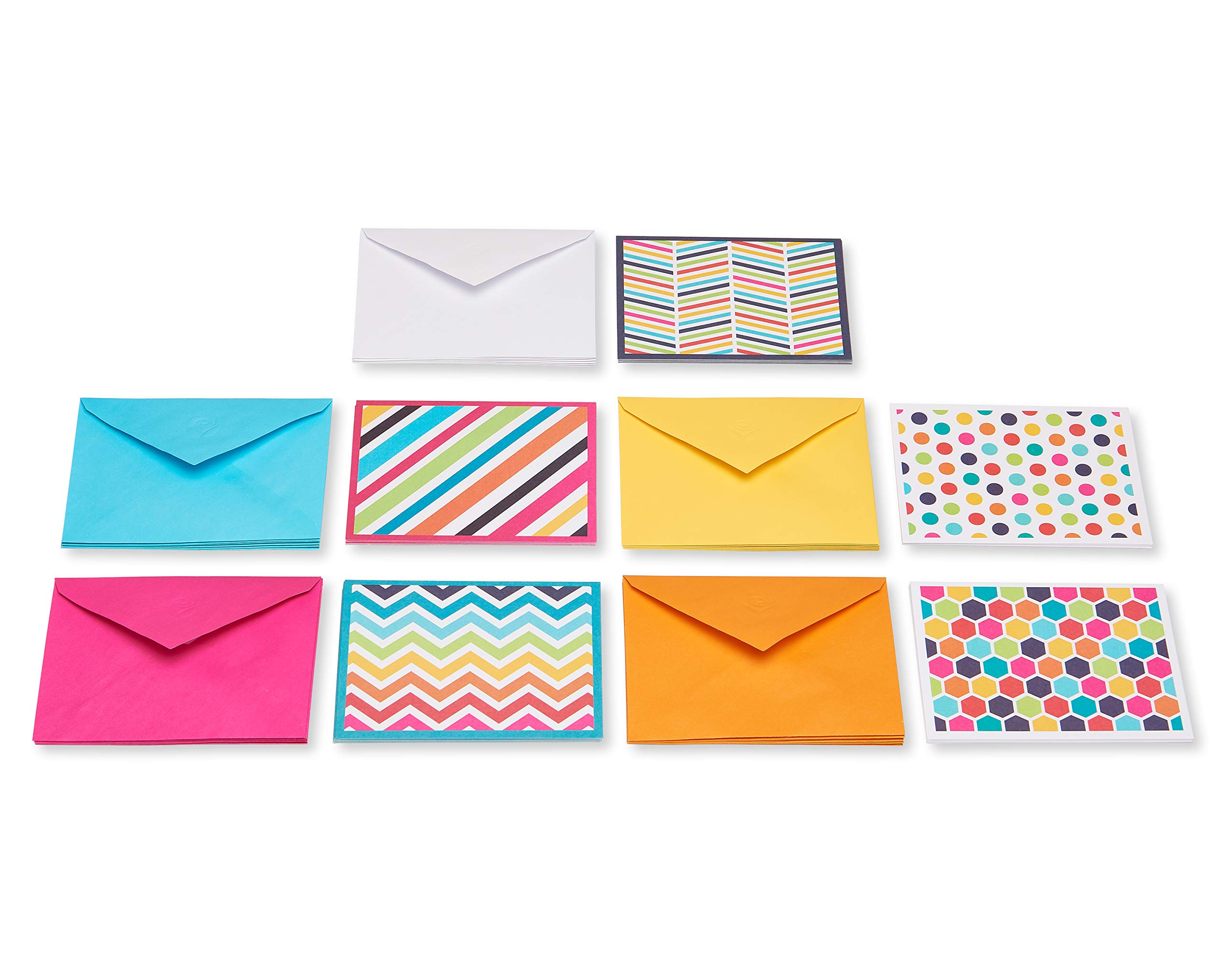 American Greetings Blank Cards Assortment with Envelopes, Bright Patterns (30-Count) - Image 4