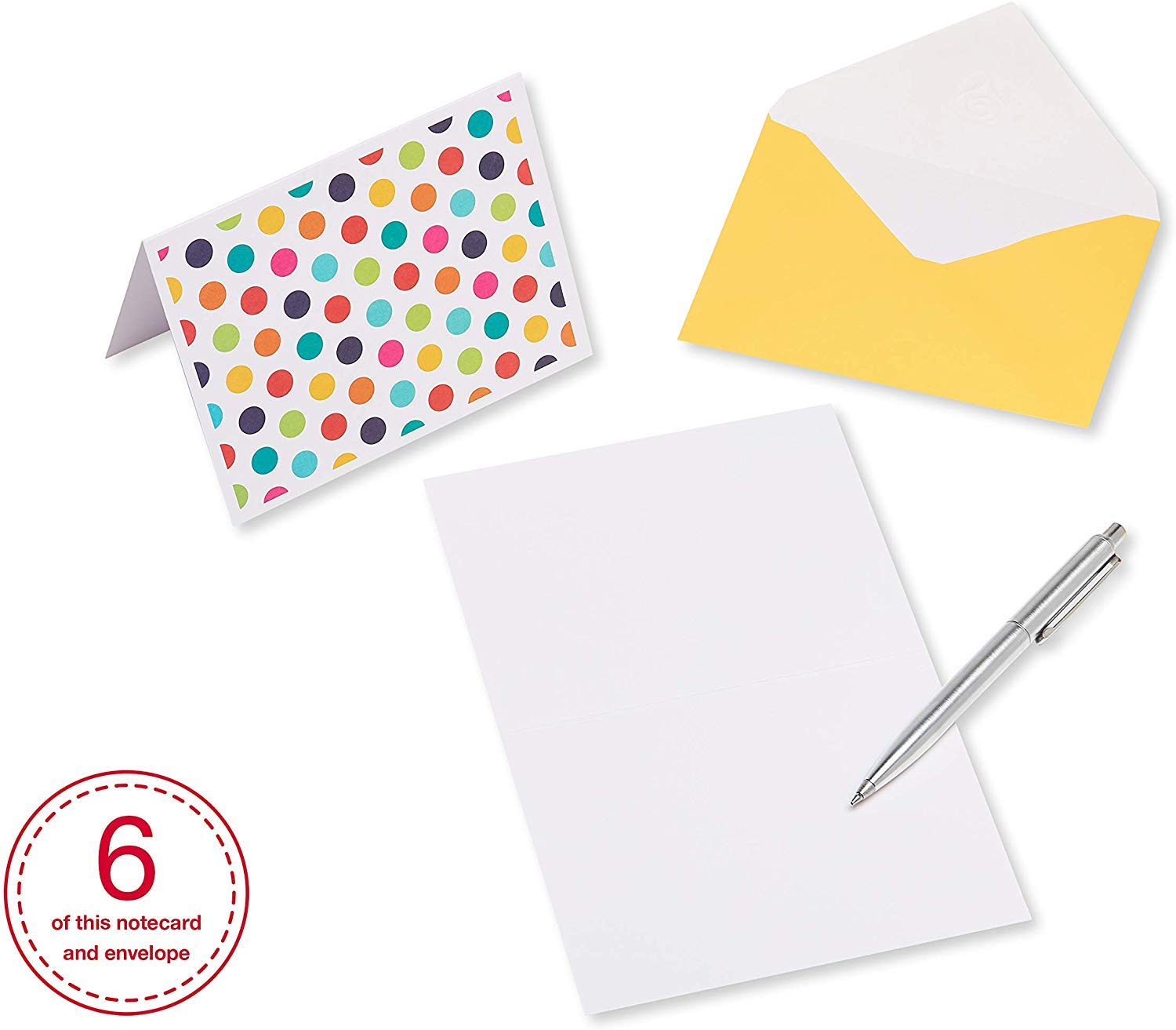 American Greetings Blank Cards Assortment with Envelopes, Bright Patterns (30-Count) - Image 6