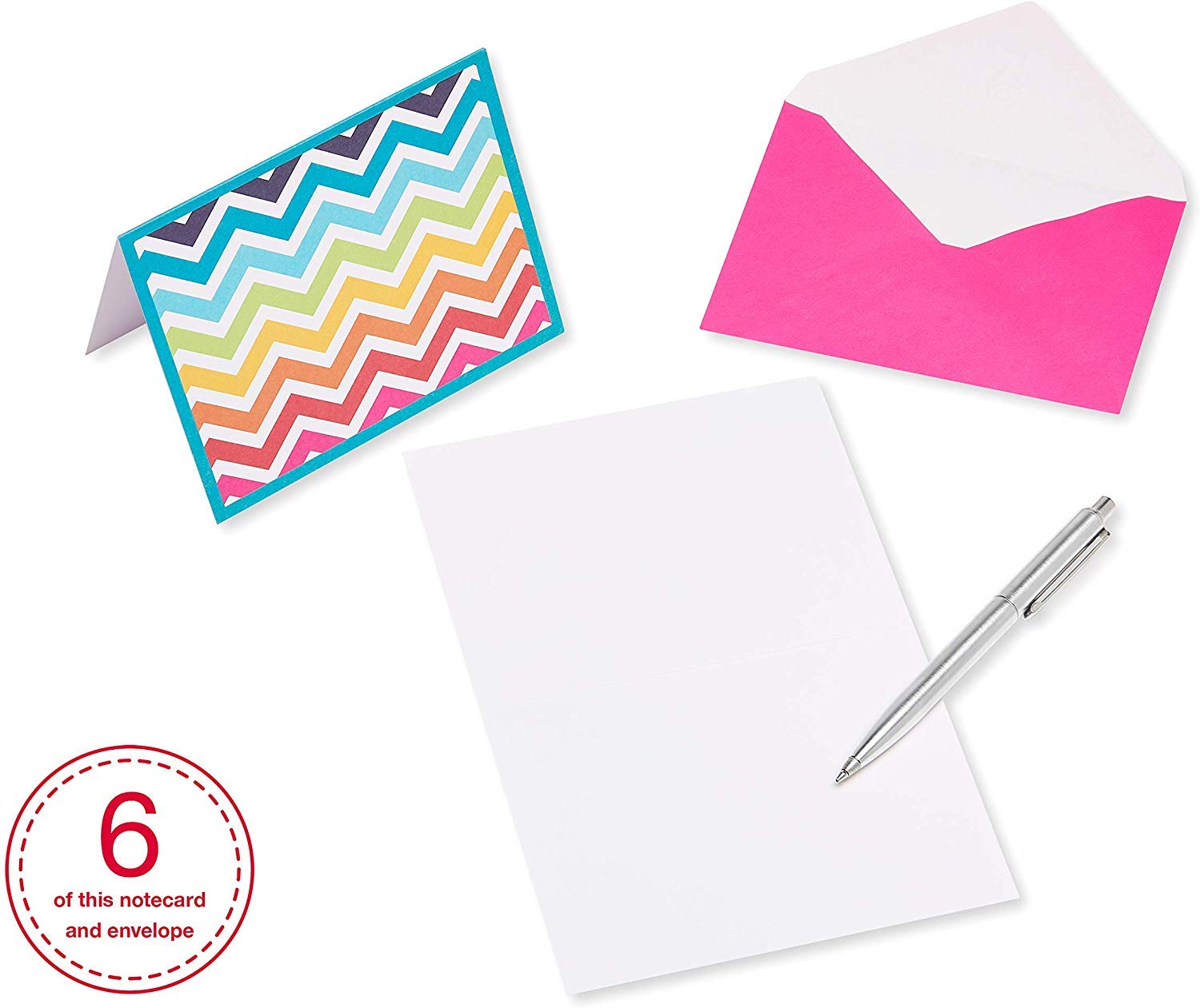American Greetings Blank Cards Assortment with Envelopes, Bright Patterns (30-Count) - Image 7