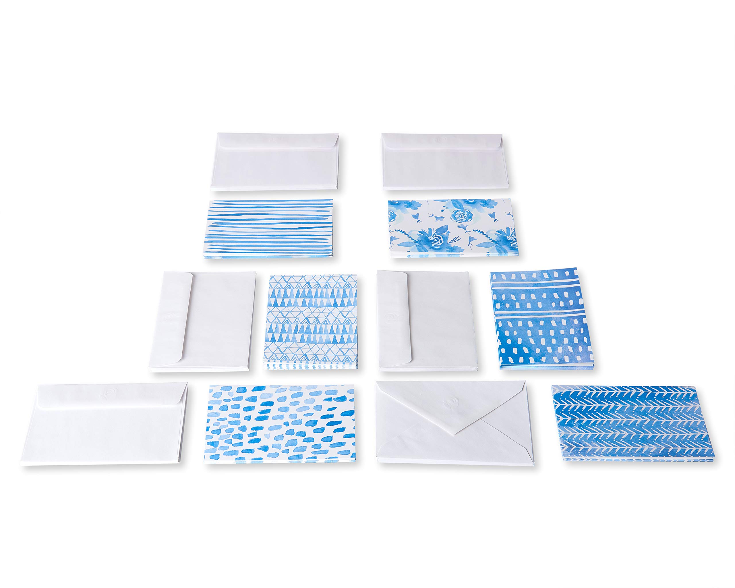 American Greetings Blank Cards, Blue Designs (48-Count) - Image 5