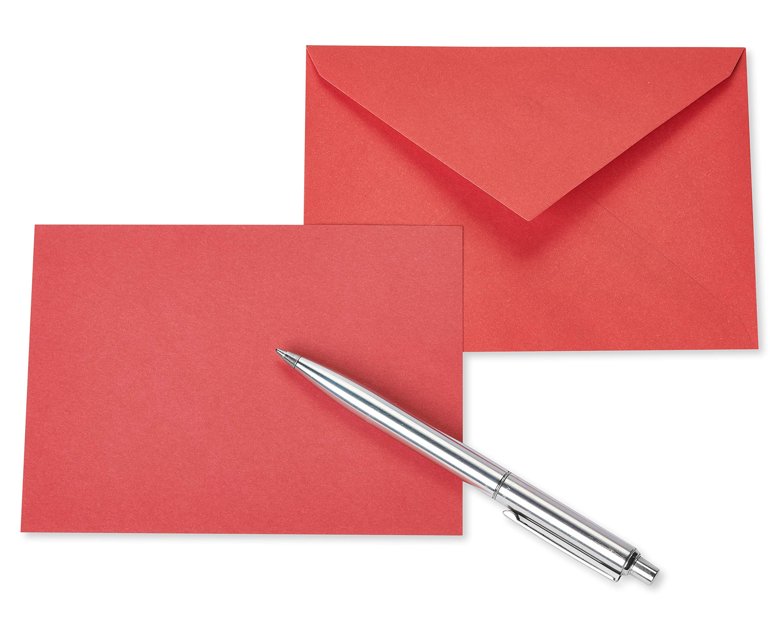 American Greetings Blank Holiday Cards with Envelopes, Kraft, Red, Green and Blue (200-Count) - Image 4