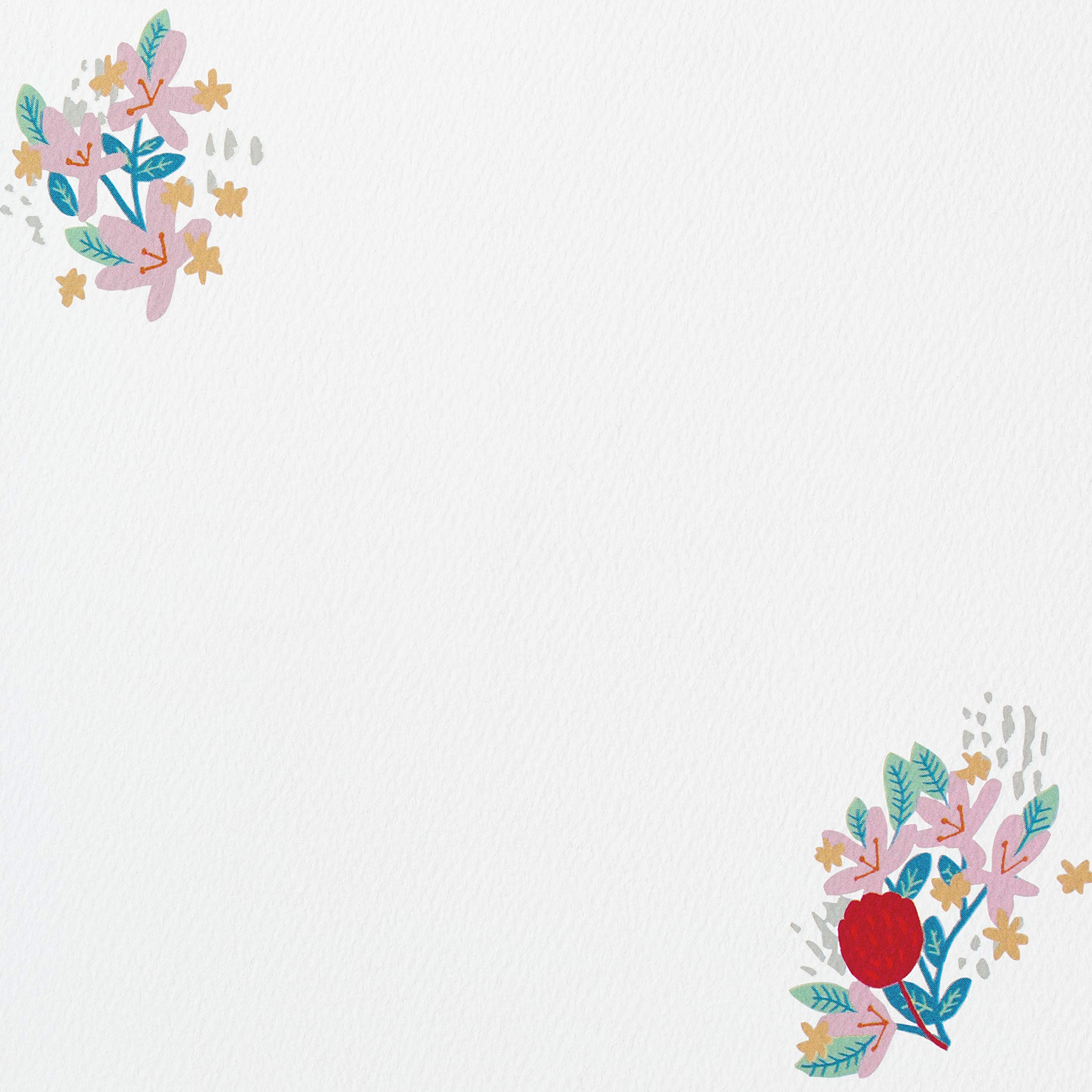 American Greetings Blank Valentines Day Card for Her (Floral) - Image 3