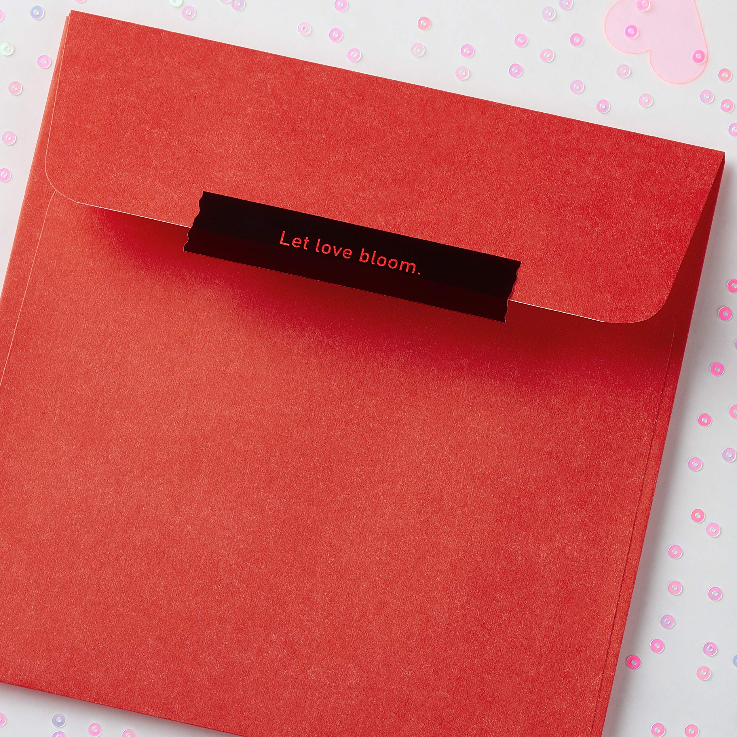 American Greetings Blank Valentines Day Card for Her (Floral) - Image 4