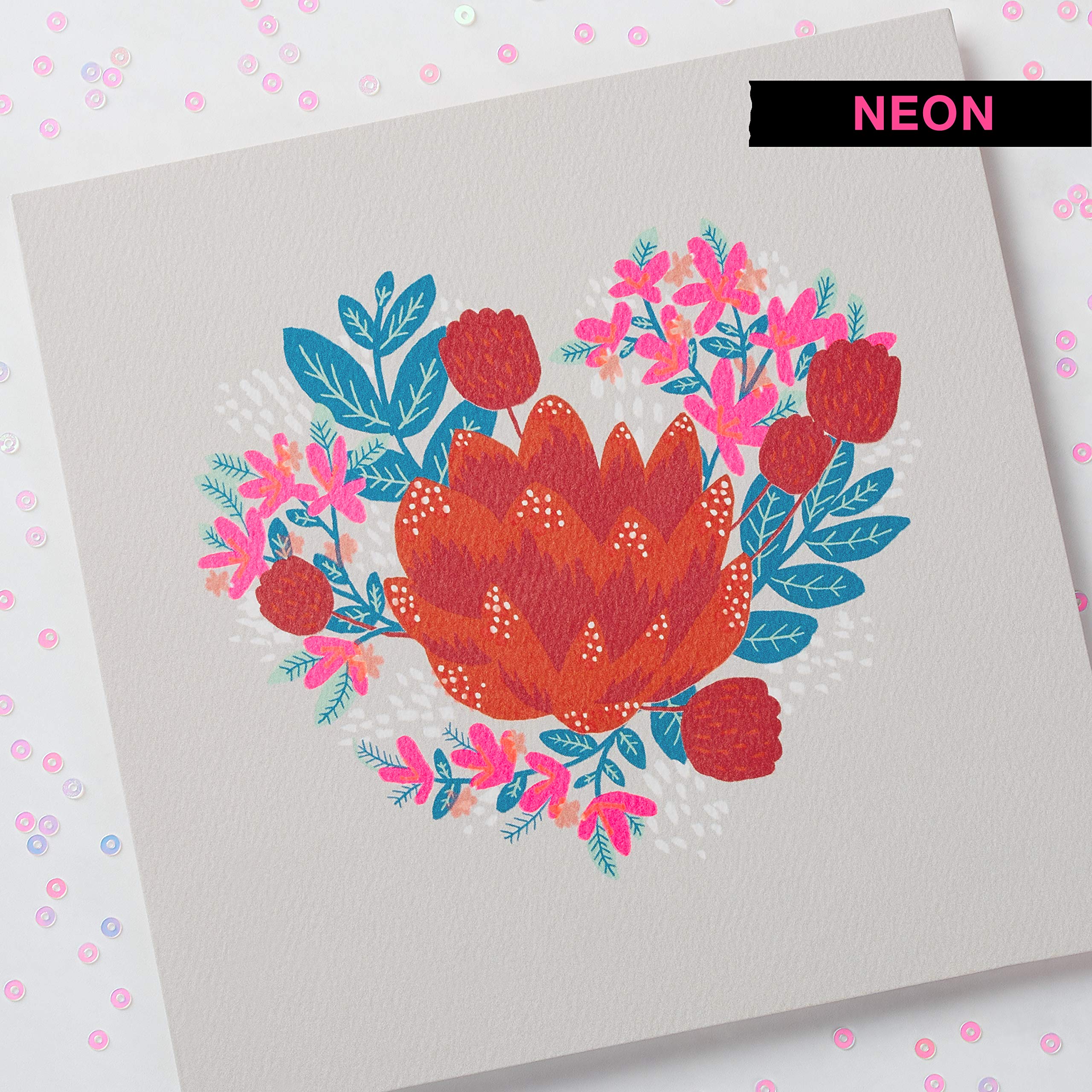 American Greetings Blank Valentines Day Card for Her (Floral) - Image 5