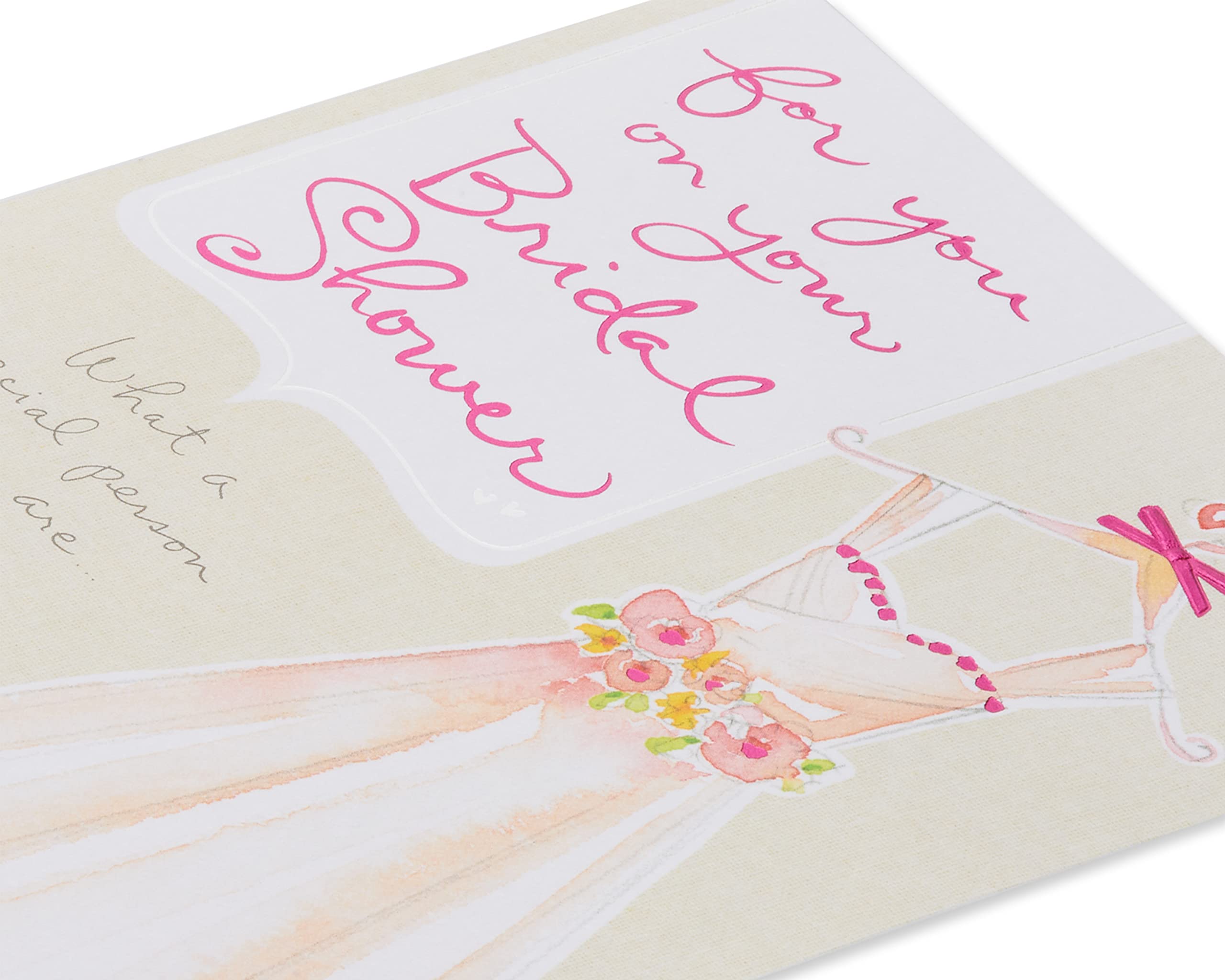 American Greetings Bridal Shower Card (Dress) - Image 5