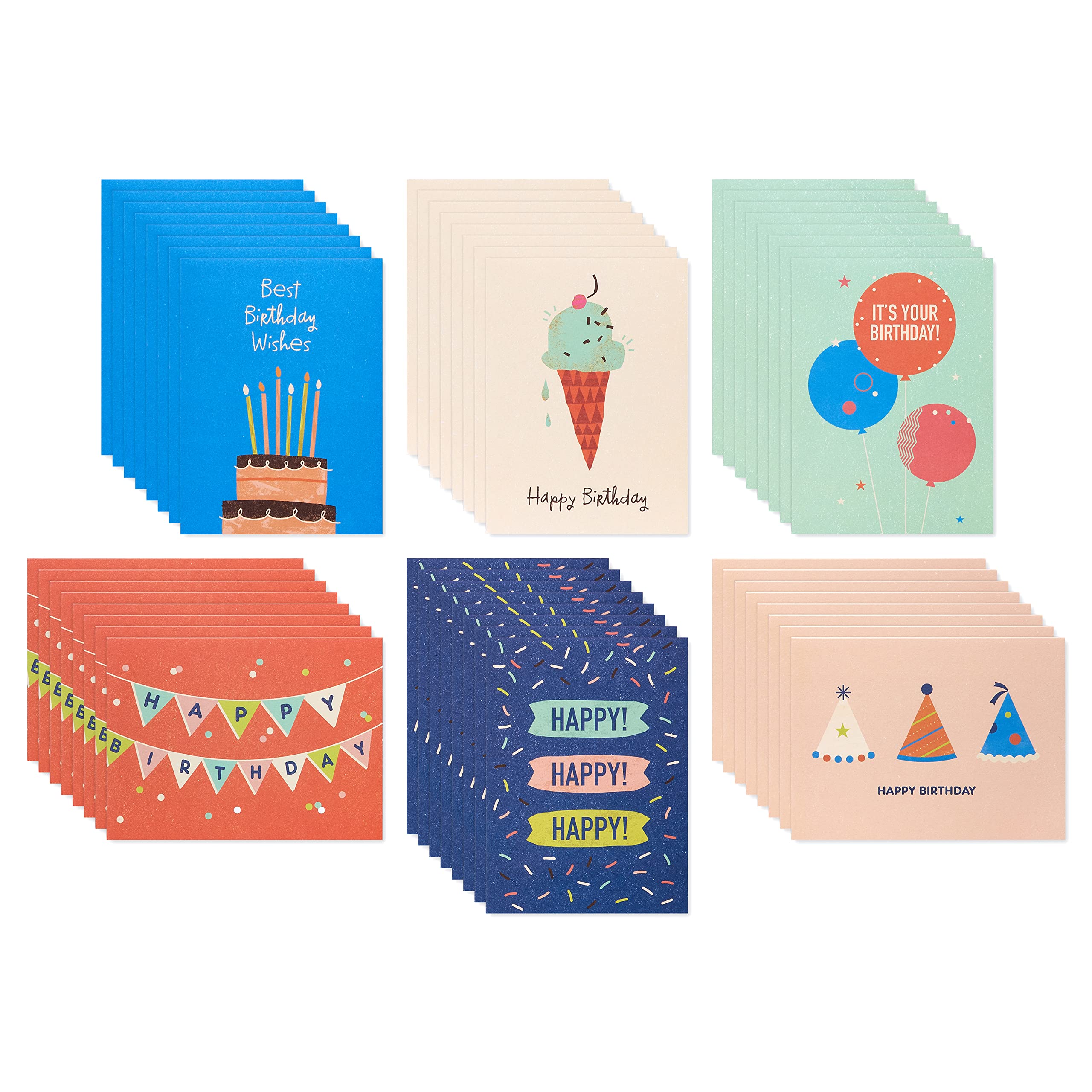 American Greetings Bulk Blank Birthday Cards Assortment (48-Count) - Image 5