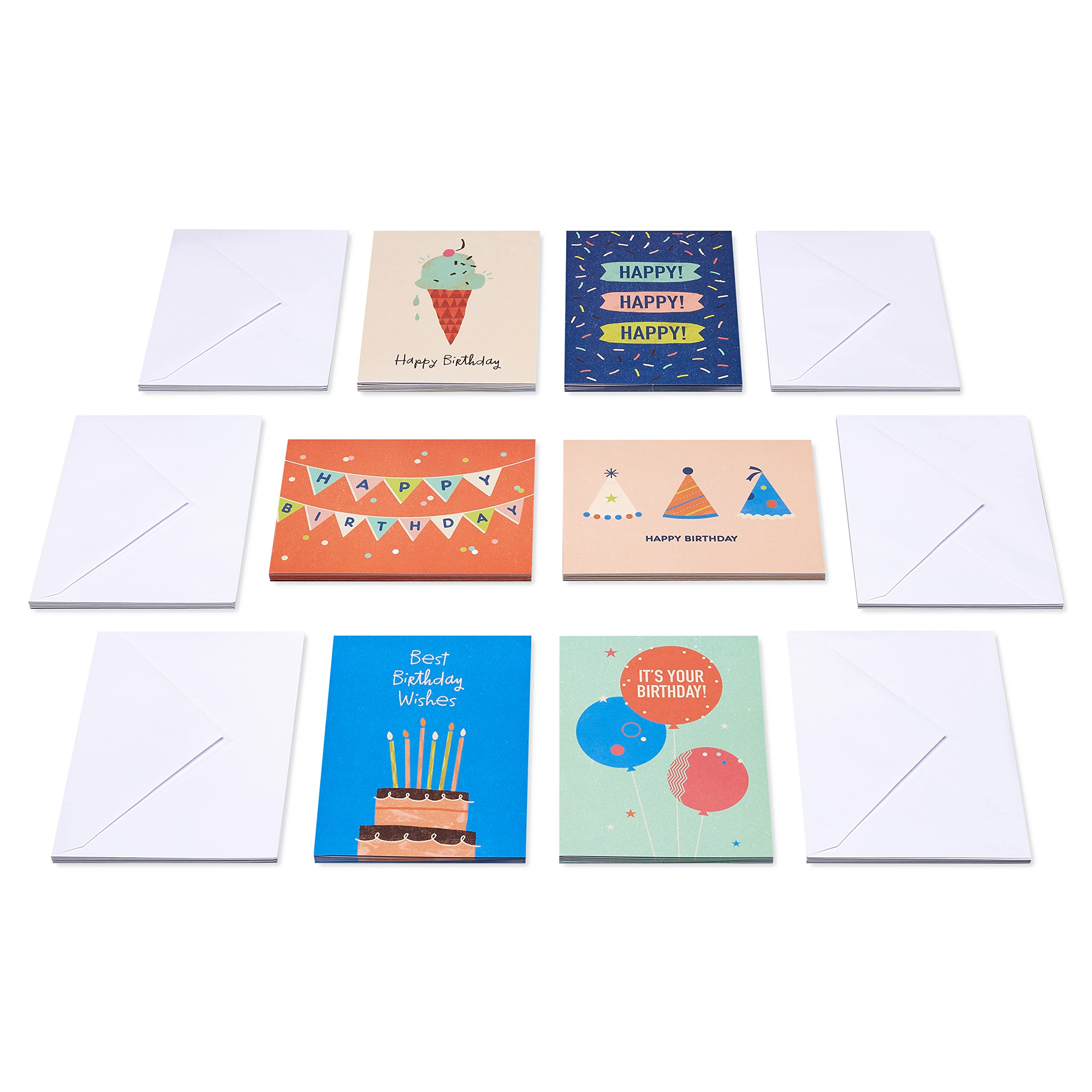 American Greetings Bulk Blank Birthday Cards Assortment (48-Count) - Image 6