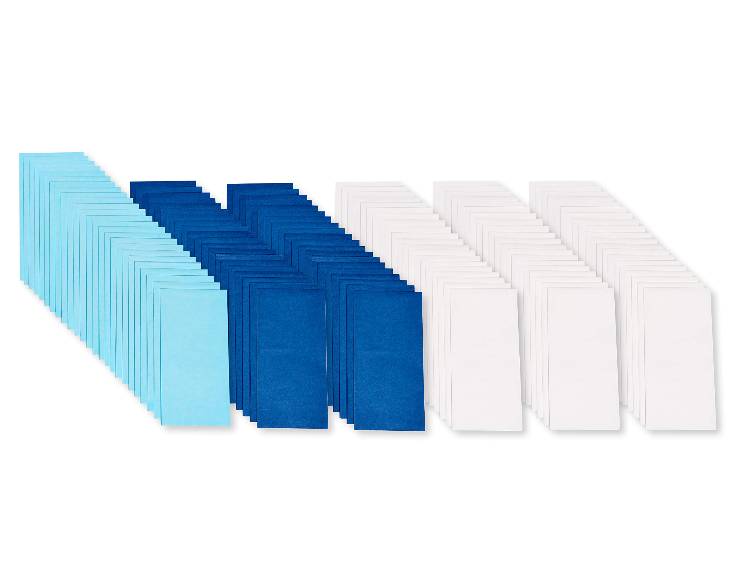 American Greetings Bulk Blue and White Tissue Paper (125 Sheets, 20" x 20") for Hanukkah, Christmas, Baby Shower, Birthday, All Occasions, Gift Bags, Boxes, Crafts, Paper Flowers, Pom Poms, and More - Image 3