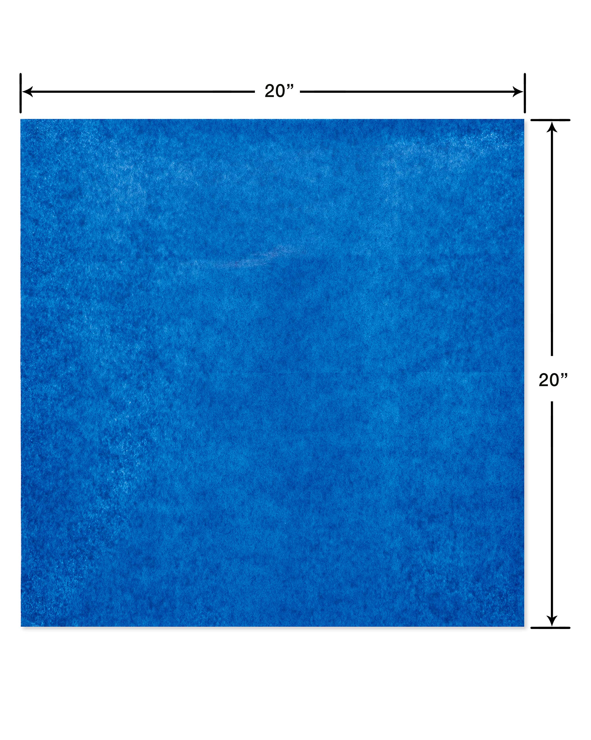 American Greetings Bulk Blue and White Tissue Paper (125 Sheets, 20" x 20") for Hanukkah, Christmas, Baby Shower, Birthday, All Occasions, Gift Bags, Boxes, Crafts, Paper Flowers, Pom Poms, and More - Image 4