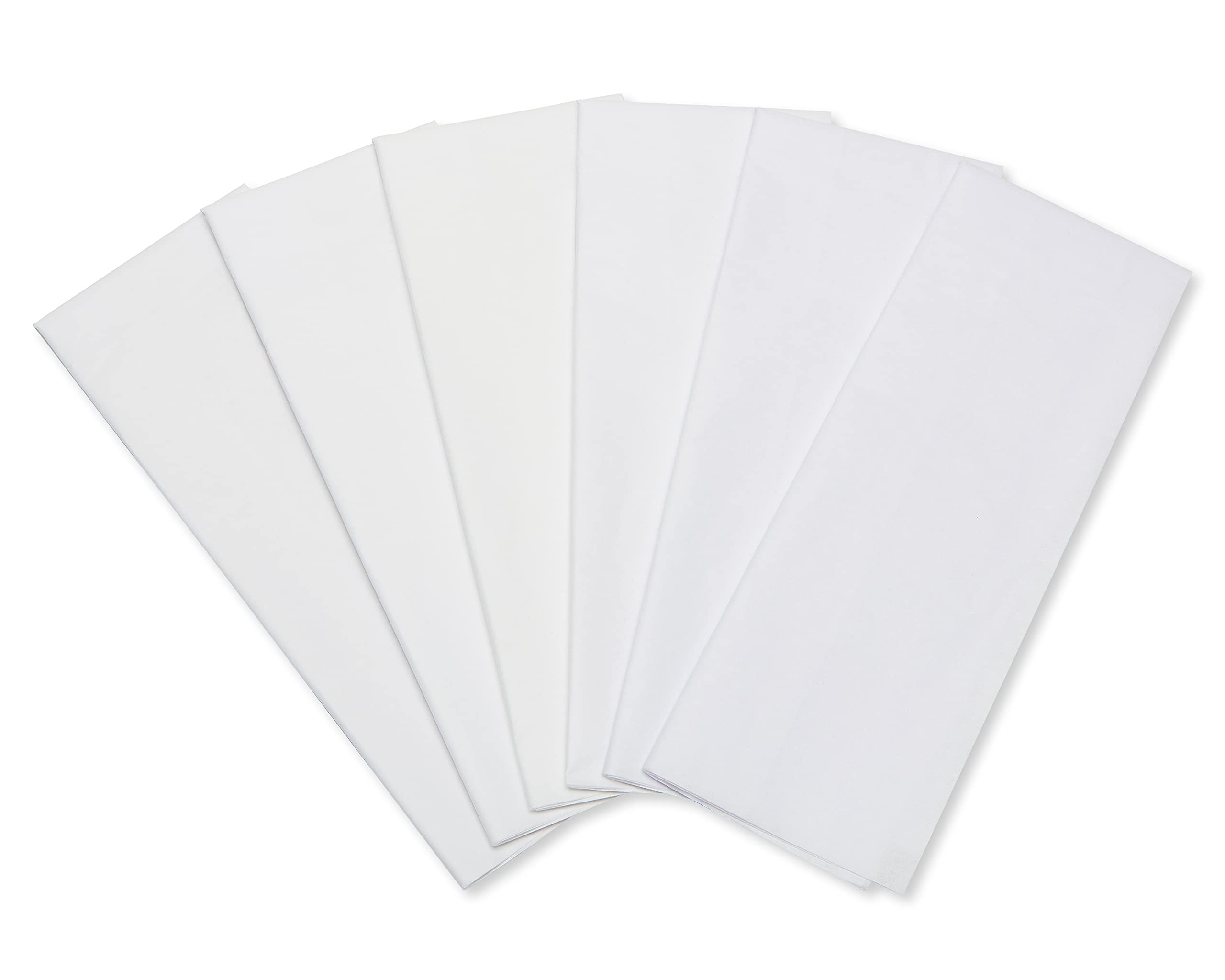 American Greetings Bulk White Tissue Paper (50 Sheets, 20" x 20") for Birthdays, All Occasions, Christmas, Valentine's Day, Gift Bags, Boxes, Gift Wrap, Crafts, Paper Flowers, Pom Poms, and More