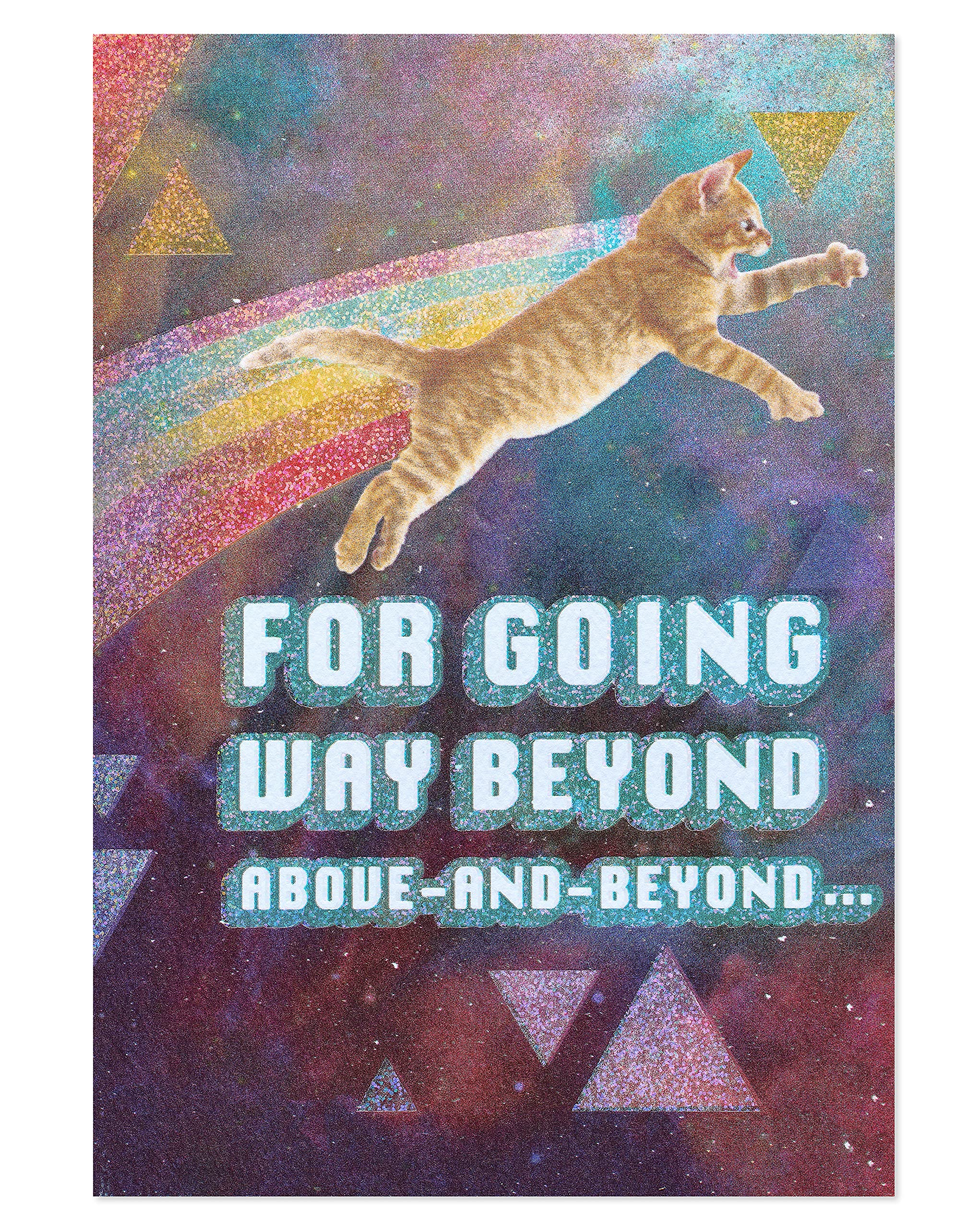 American Greetings Cat Thank You Card (Beyond Grateful) - Image 4