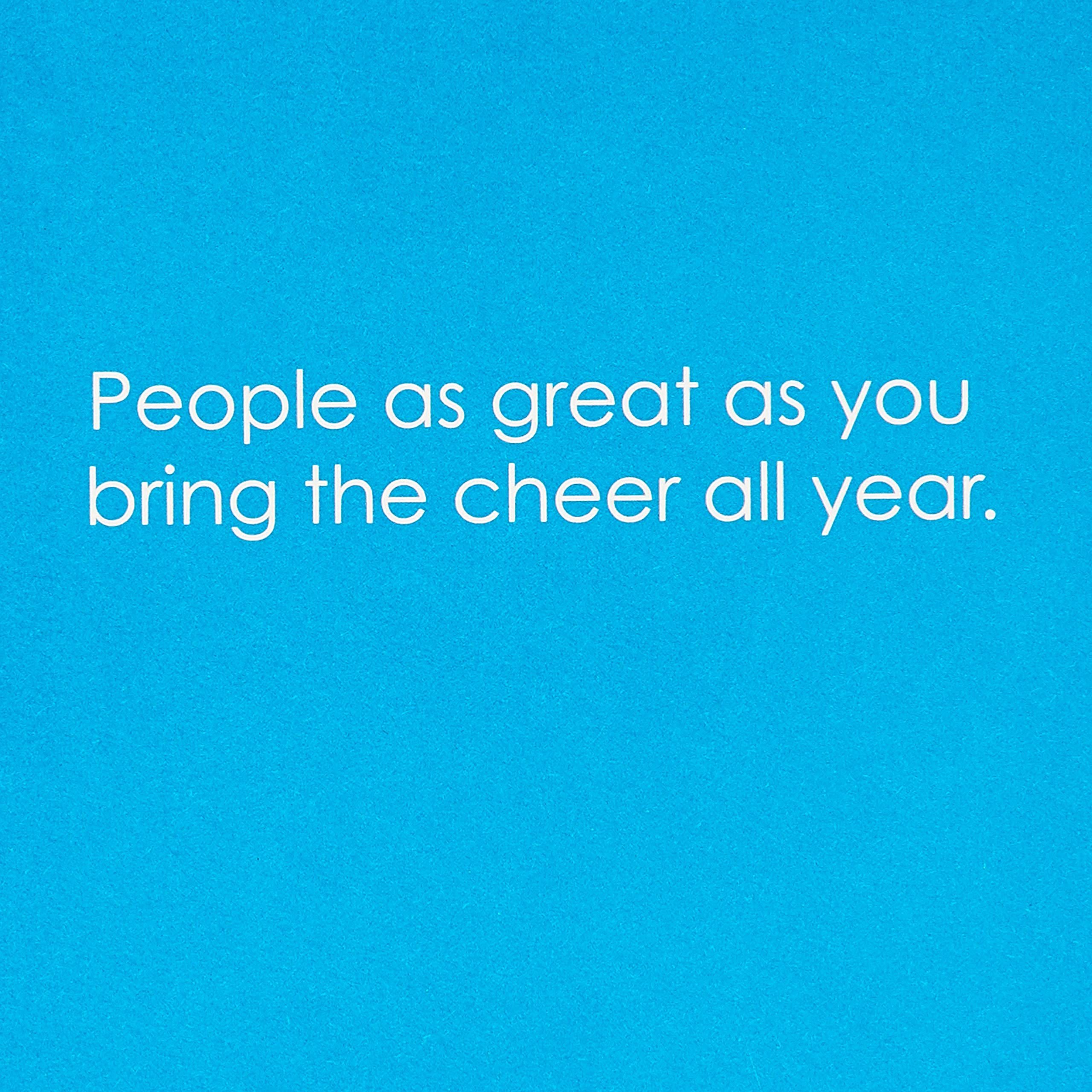 American Greetings Christmas Card (Cheer All Year) - Image 3