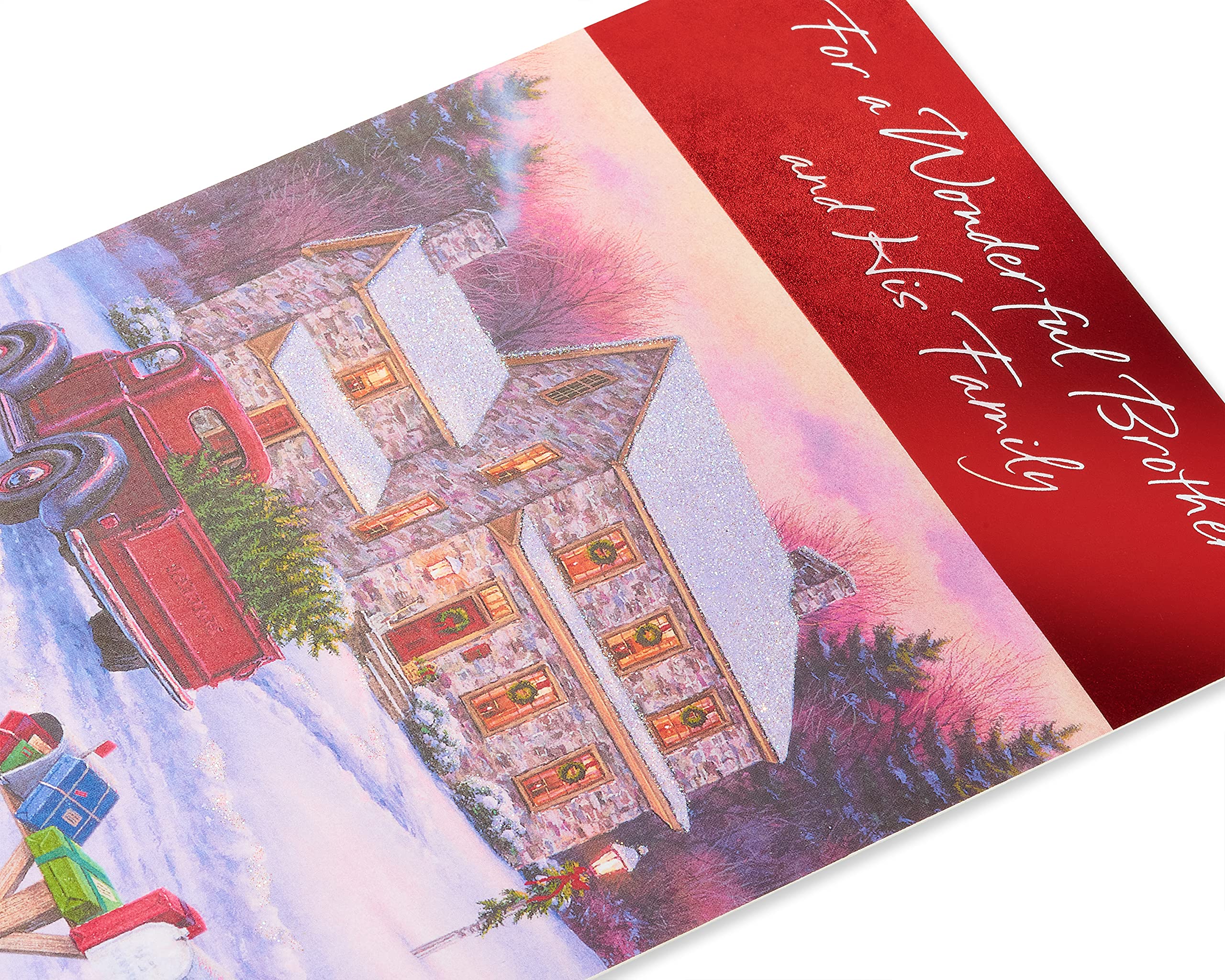 American Greetings Christmas Card for Brother and Family (Family Like Ours) - Image 5