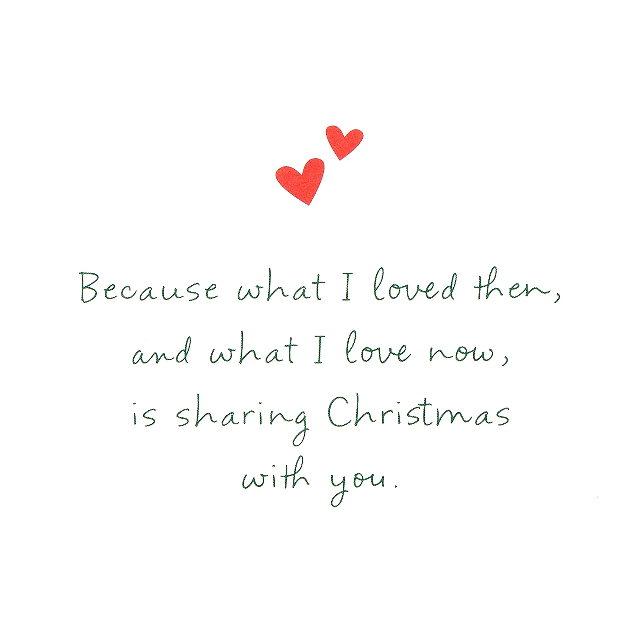 American Greetings Christmas Card for Husband, Romantic Fireside Holiday Greeting for Spouse (Sharing Christmas with You) - Image 4
