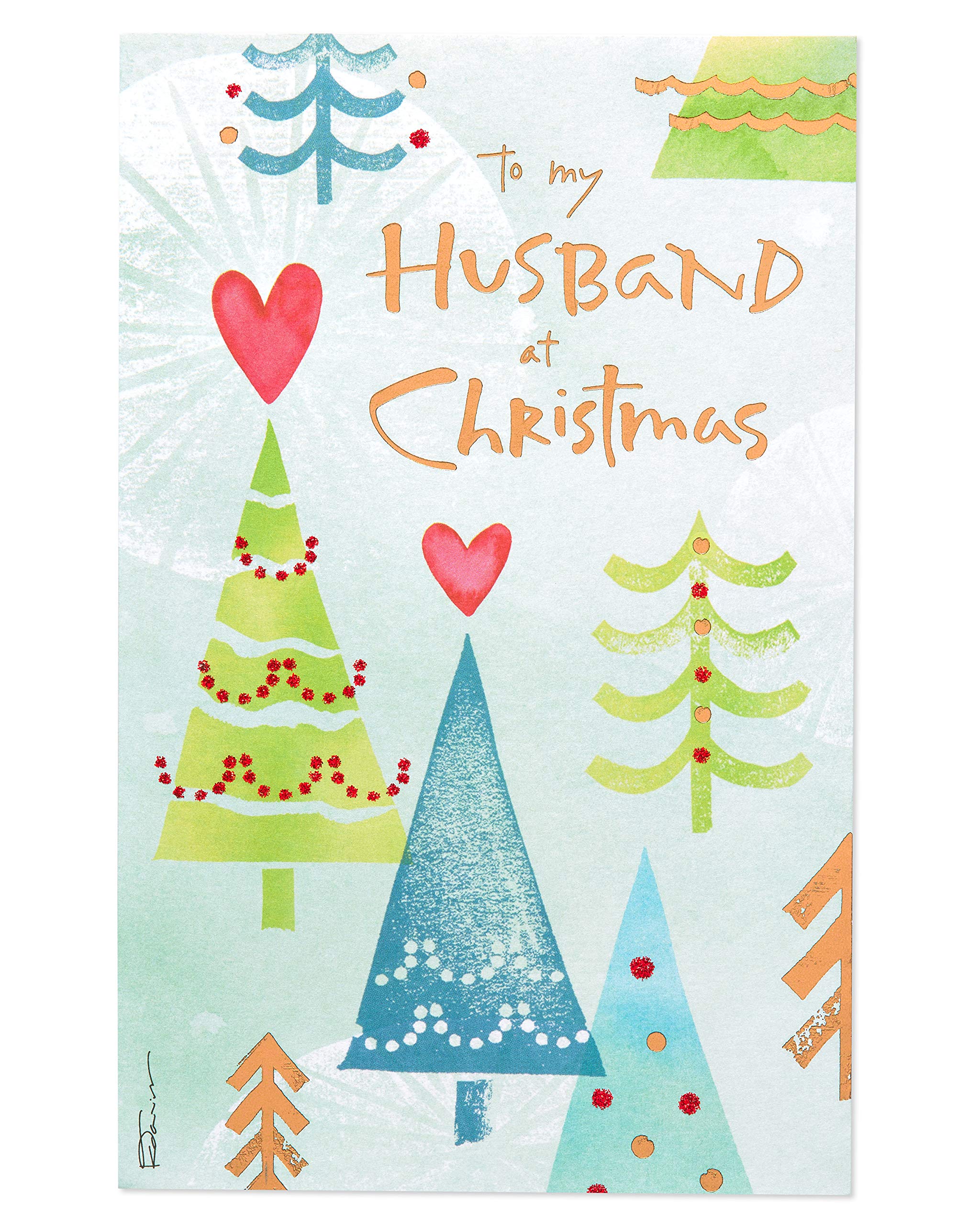 American Greetings Christmas Card for Husband, Romantic Holiday Greeting for Spouse (I Treasure You) - Image 4