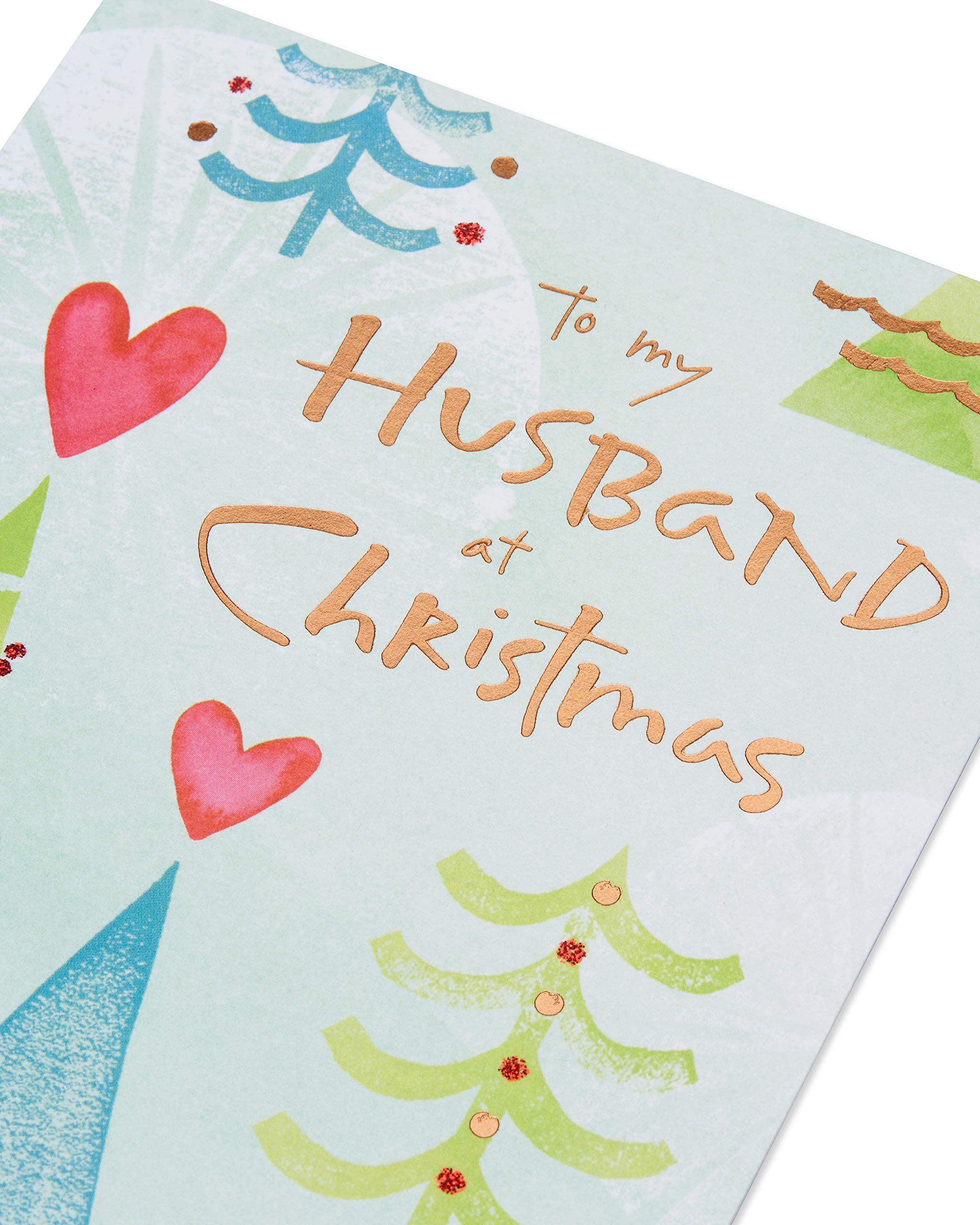 American Greetings Christmas Card for Husband, Romantic Holiday Greeting for Spouse (I Treasure You) - Image 5