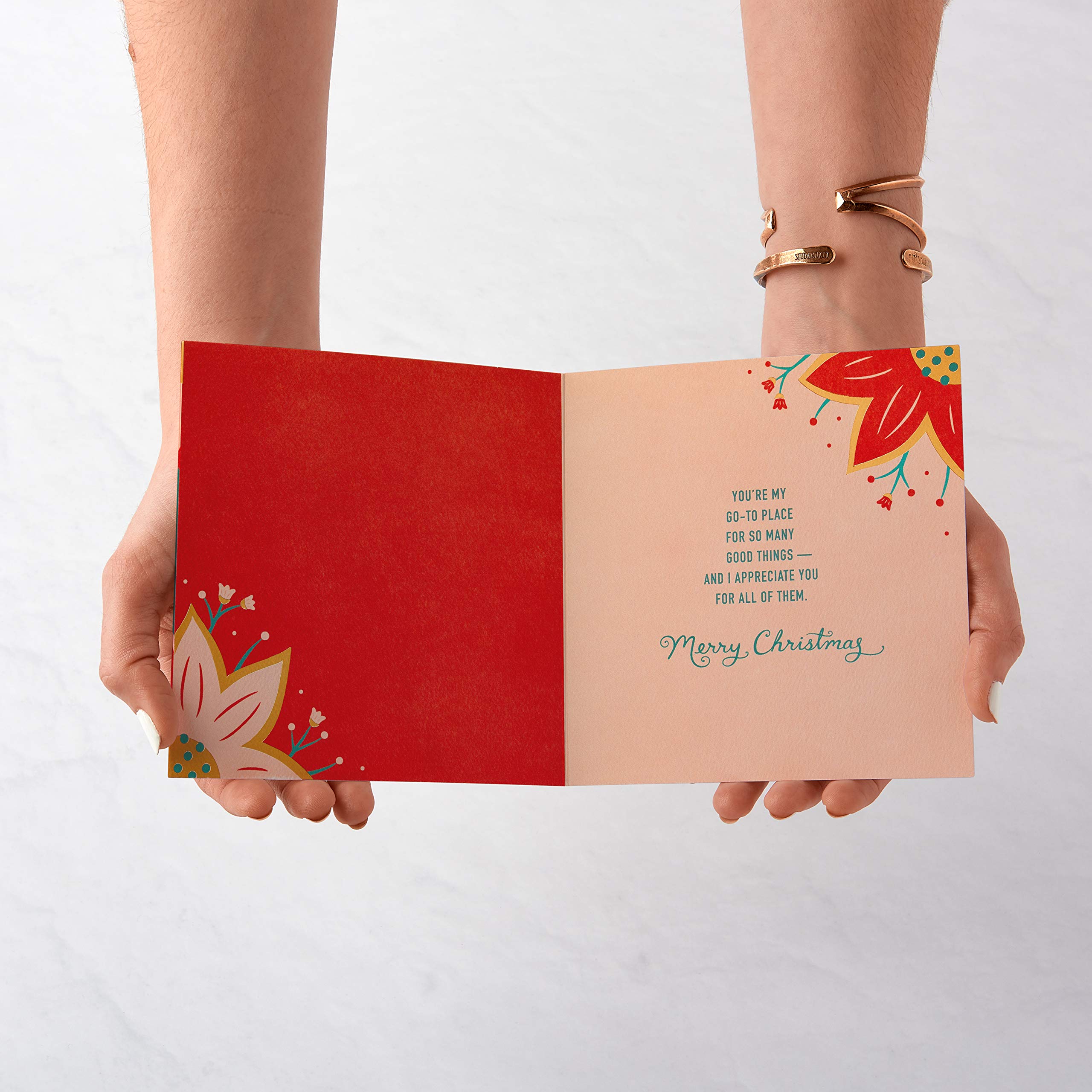 American Greetings Christmas Card for Mom (I Appreciate You) - Image 2