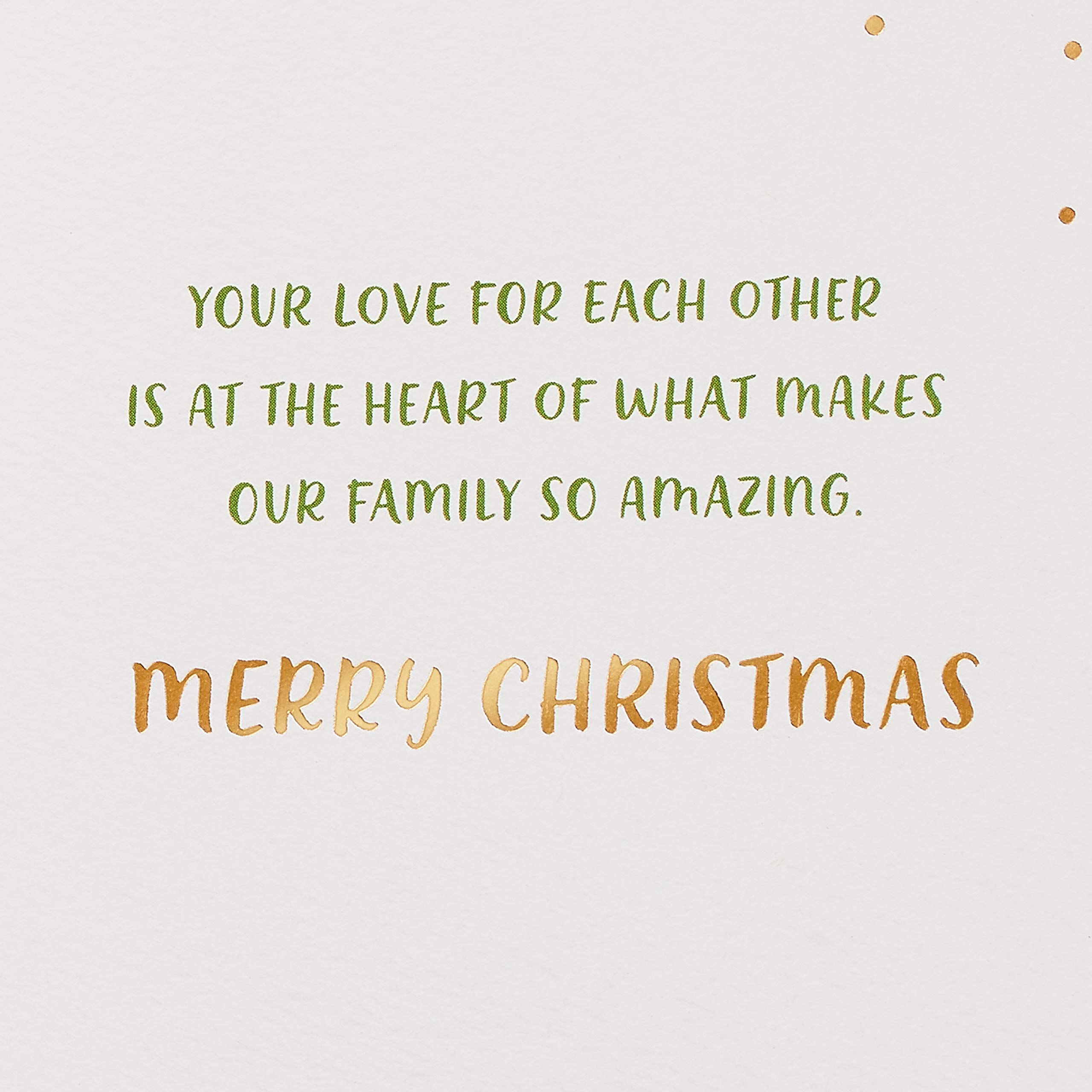 American Greetings Christmas Card for Parents (Your Love for Each Other) - Image 3