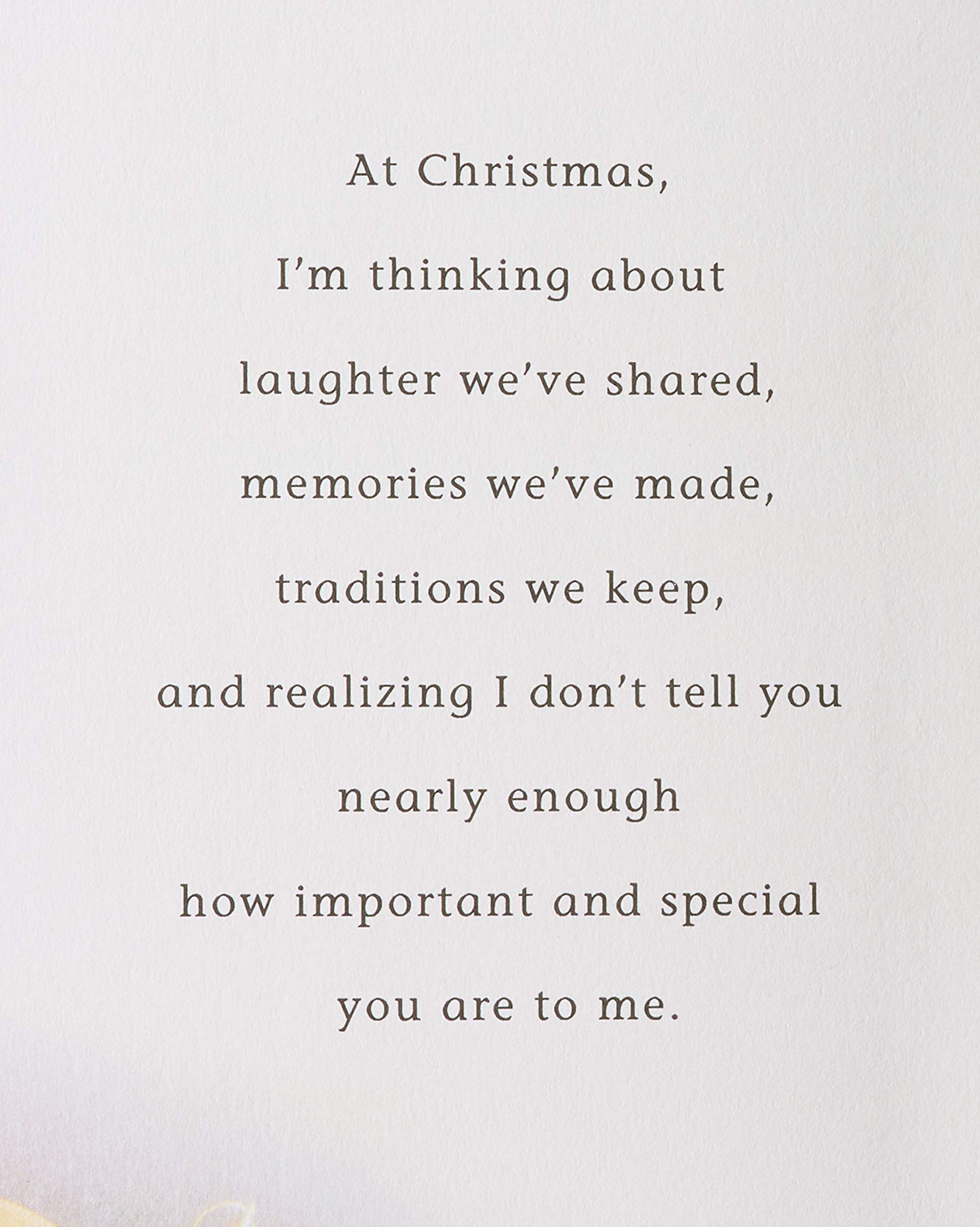 American Greetings Christmas Card for Someone Special, Festive Ornaments and Pine Branches Holiday Greeting for Friend (Special To Me) - Image 3