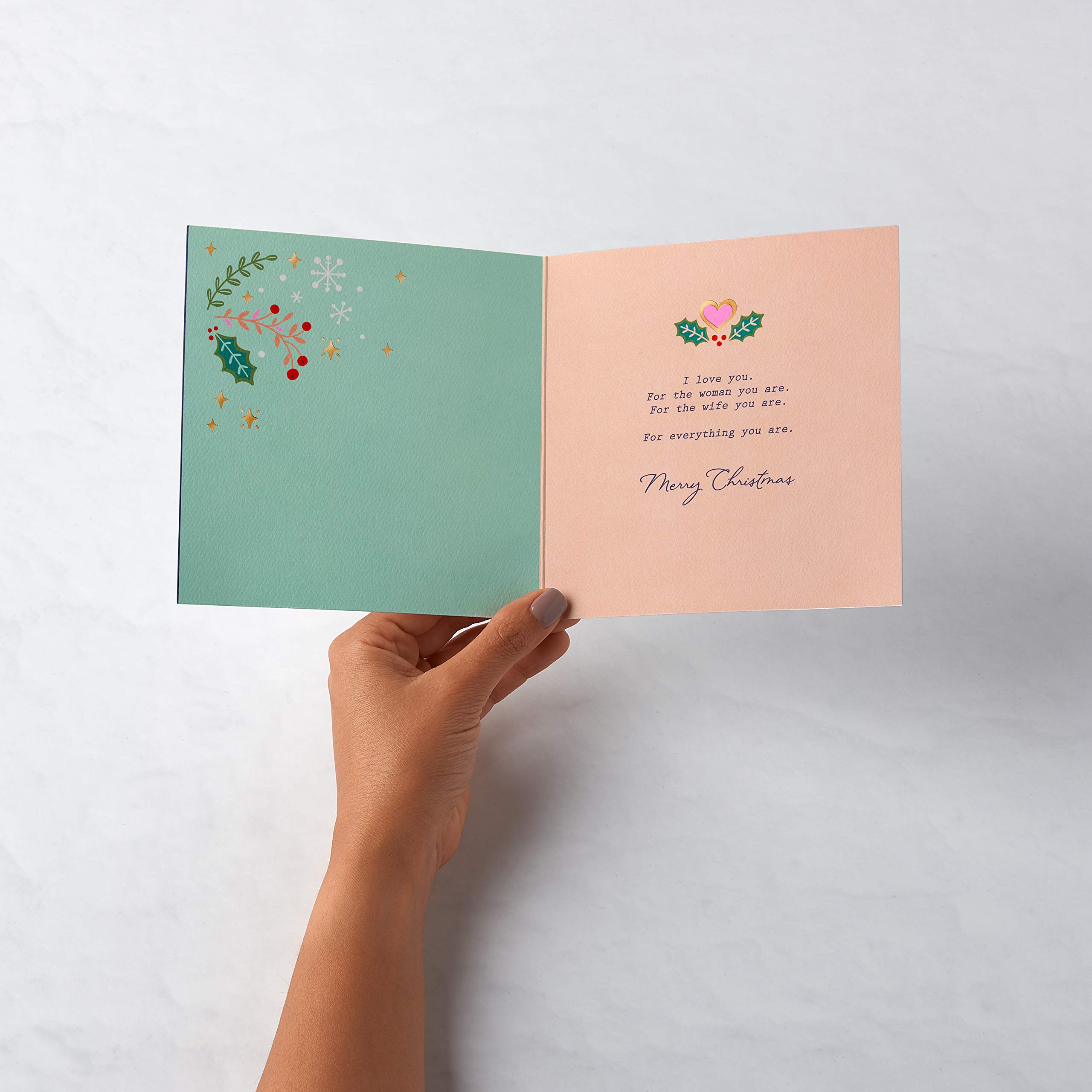 American Greetings Christmas Card for Wife (Everything You Are) - Image 2