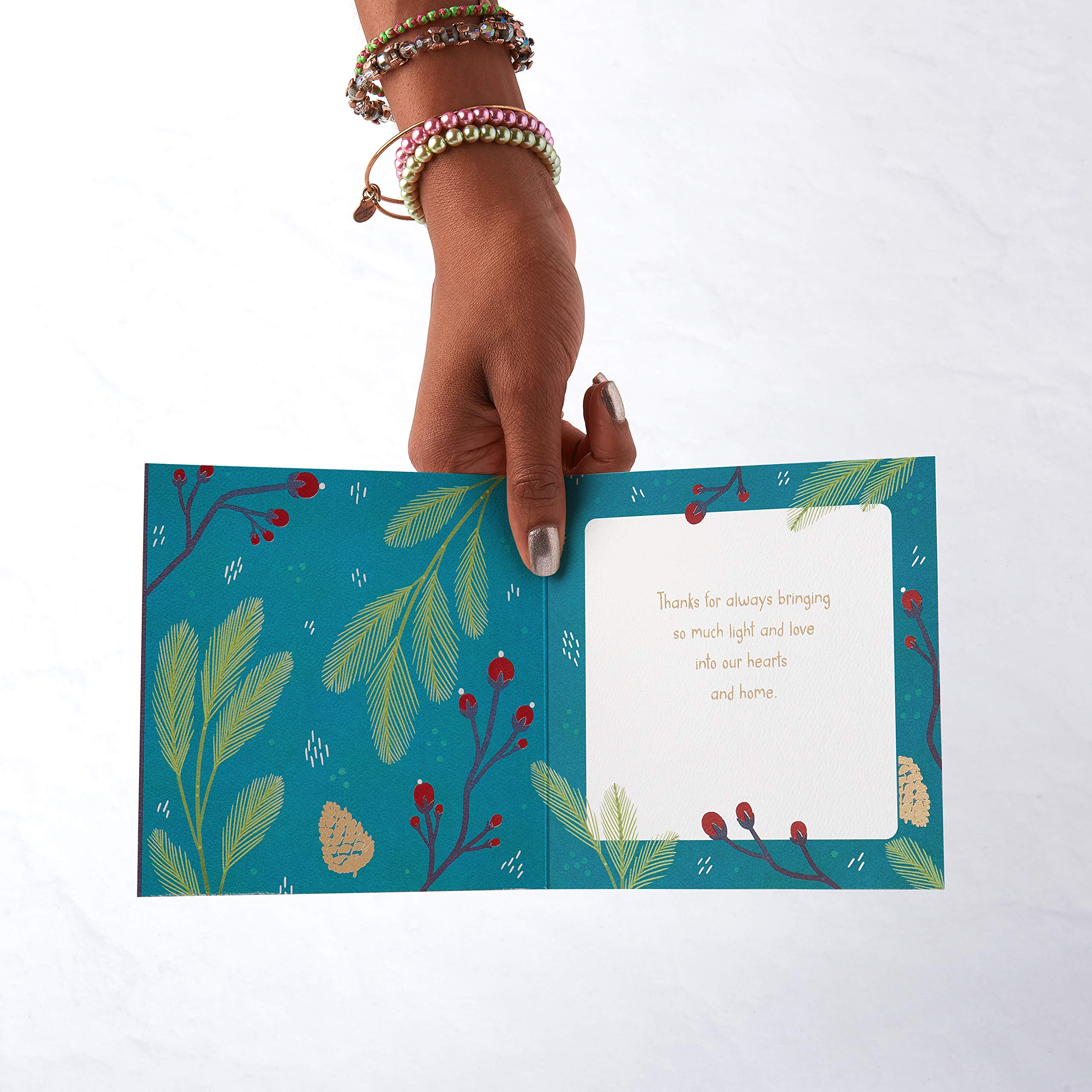 American Greetings Christmas Card (Light and Love) - Image 3