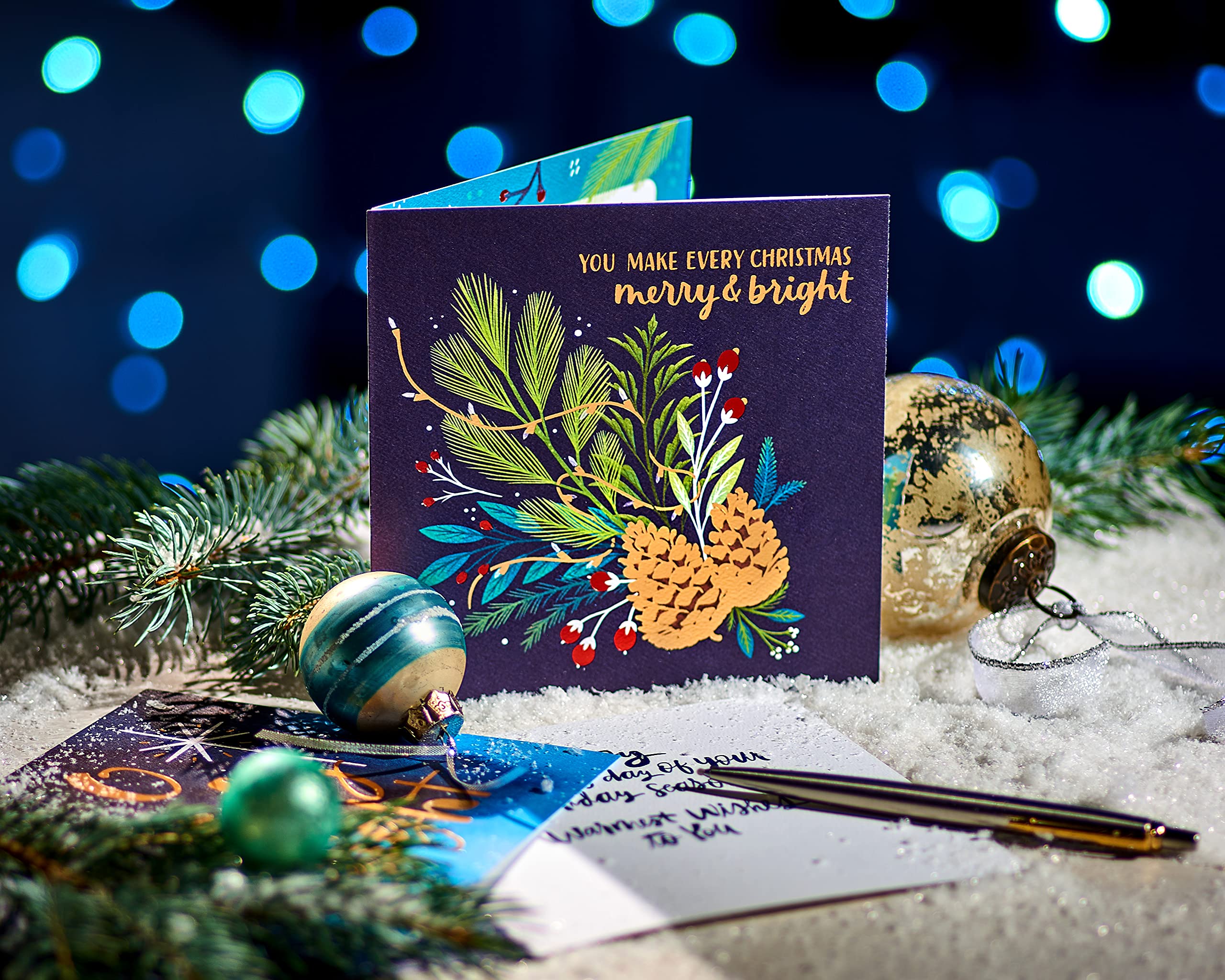 American Greetings Christmas Card (Light and Love) - Image 5