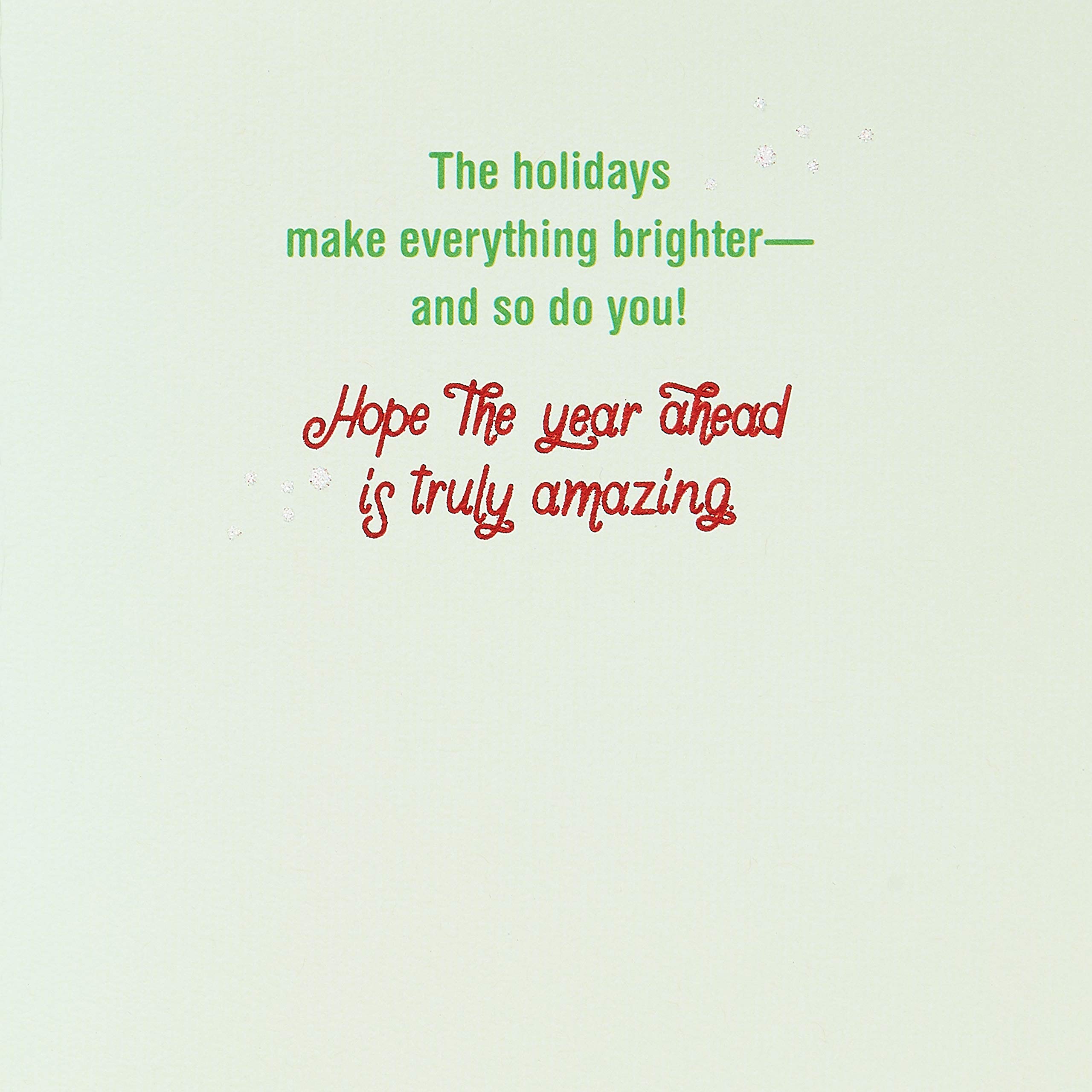 American Greetings Christmas Card (Make Everything Brighter) - Image 3
