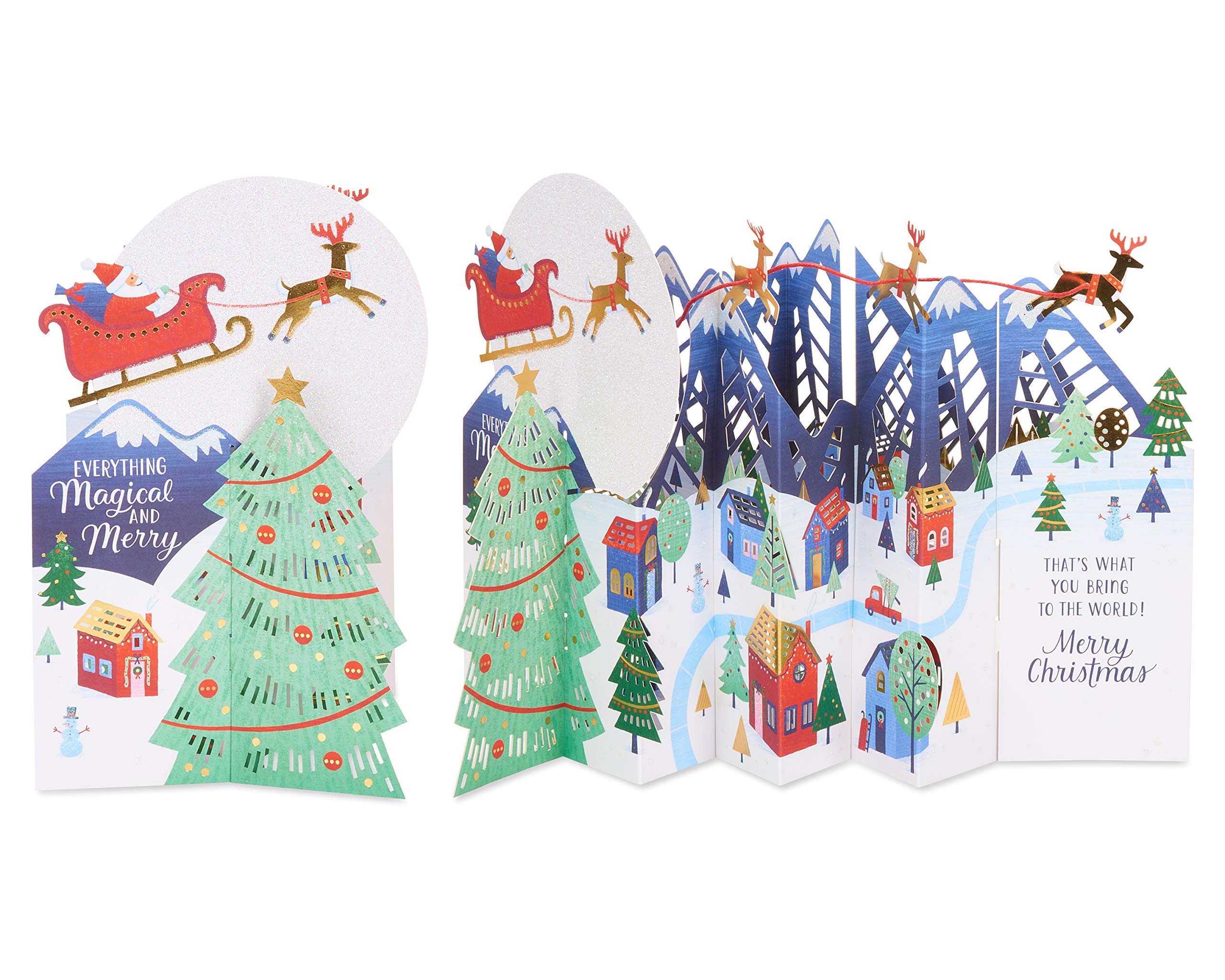 American Greetings Christmas Pop-Up Card (Santa) - Image 6