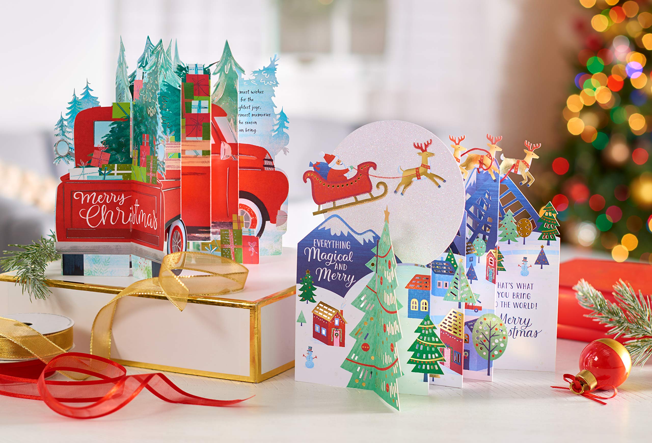 American Greetings Christmas Pop-Up Card (Santa) - Image 7