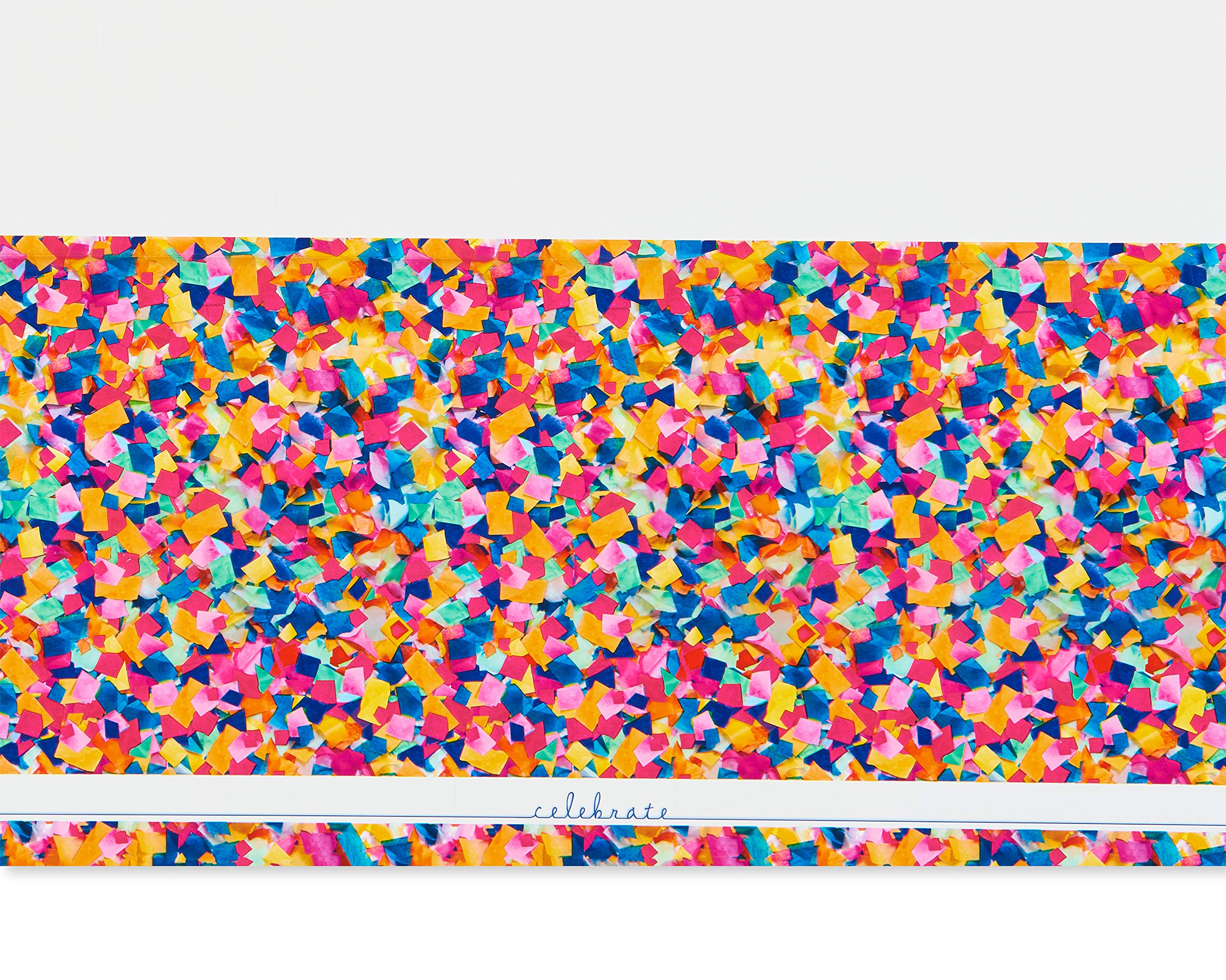 American Greetings Confetti Birthday Party Supplies, Plastic Table Cover (3-Count) - Image 3