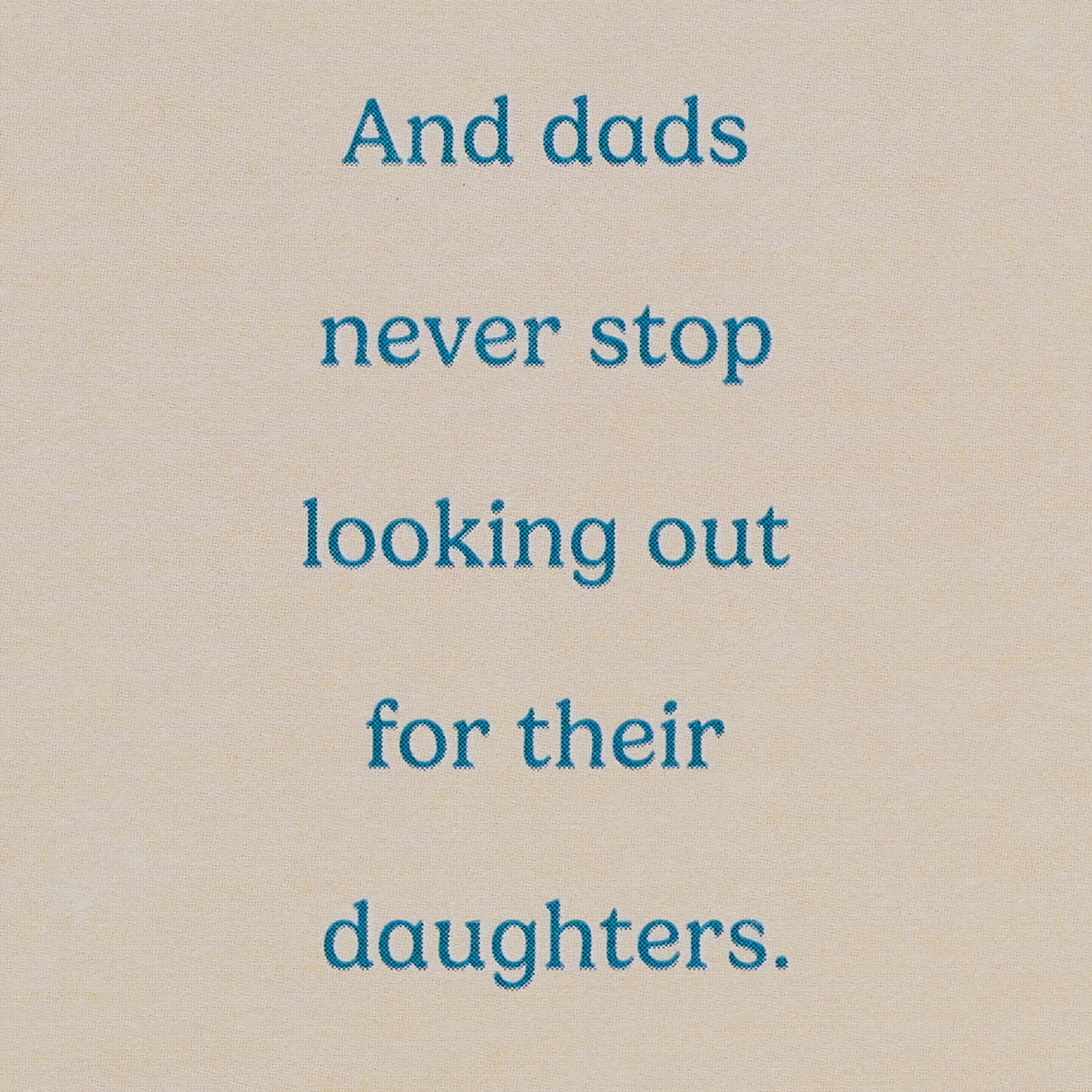 American Greetings Dad Birthday Card from Daughter (Never Stop Looking Out) - Image 3