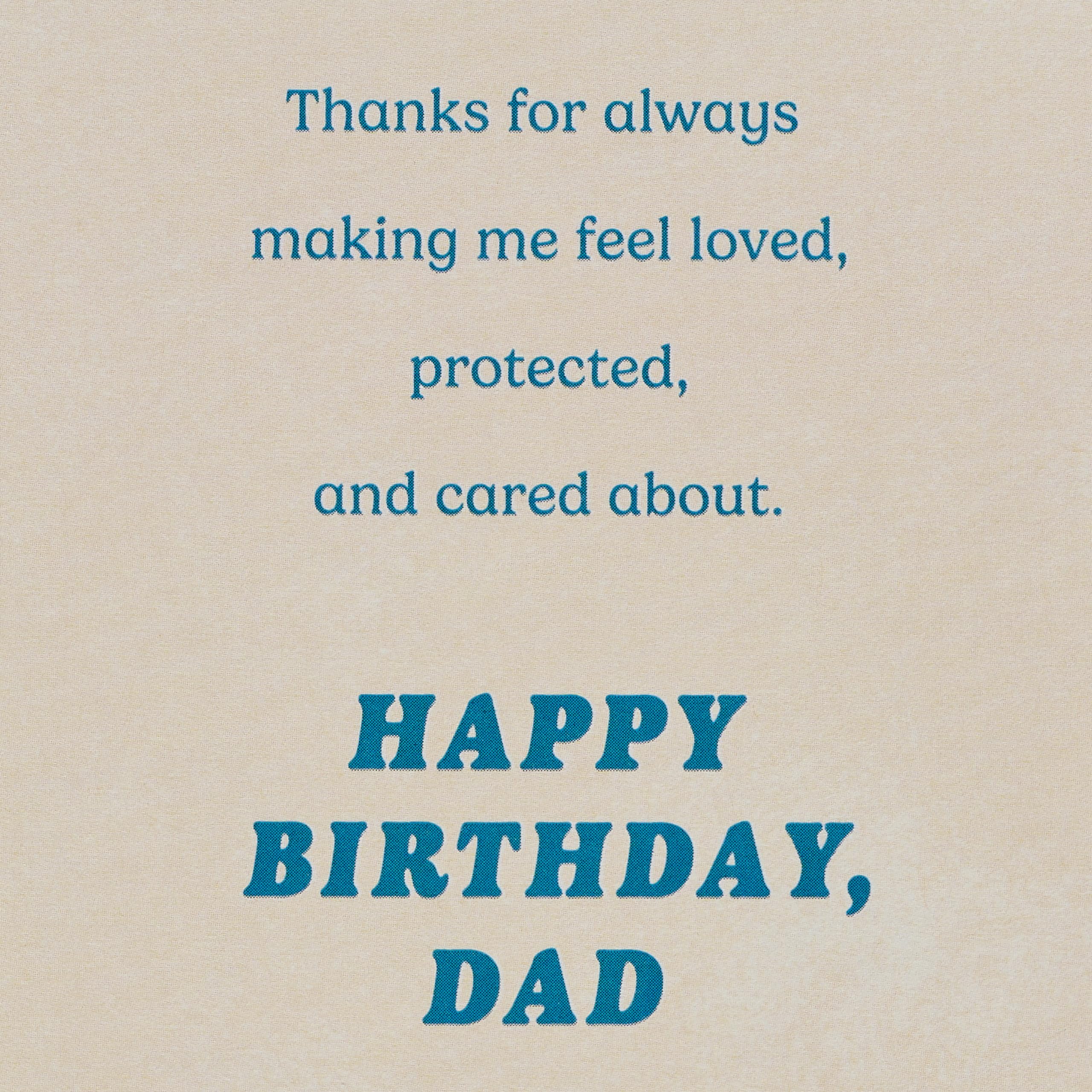 American Greetings Dad Birthday Card from Daughter (Never Stop Looking Out) - Image 4