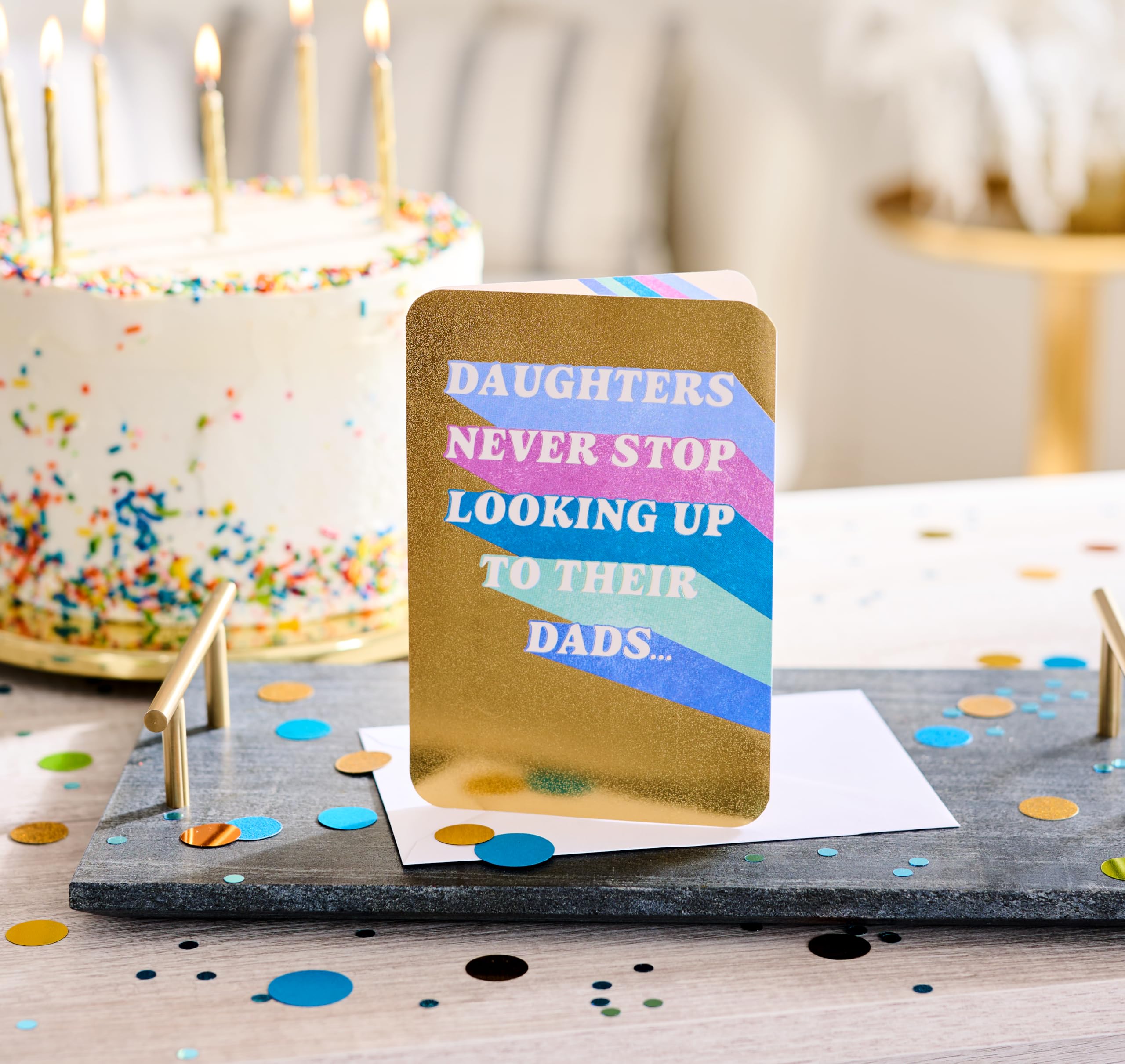 American Greetings Dad Birthday Card from Daughter (Never Stop Looking Out) - Image 7