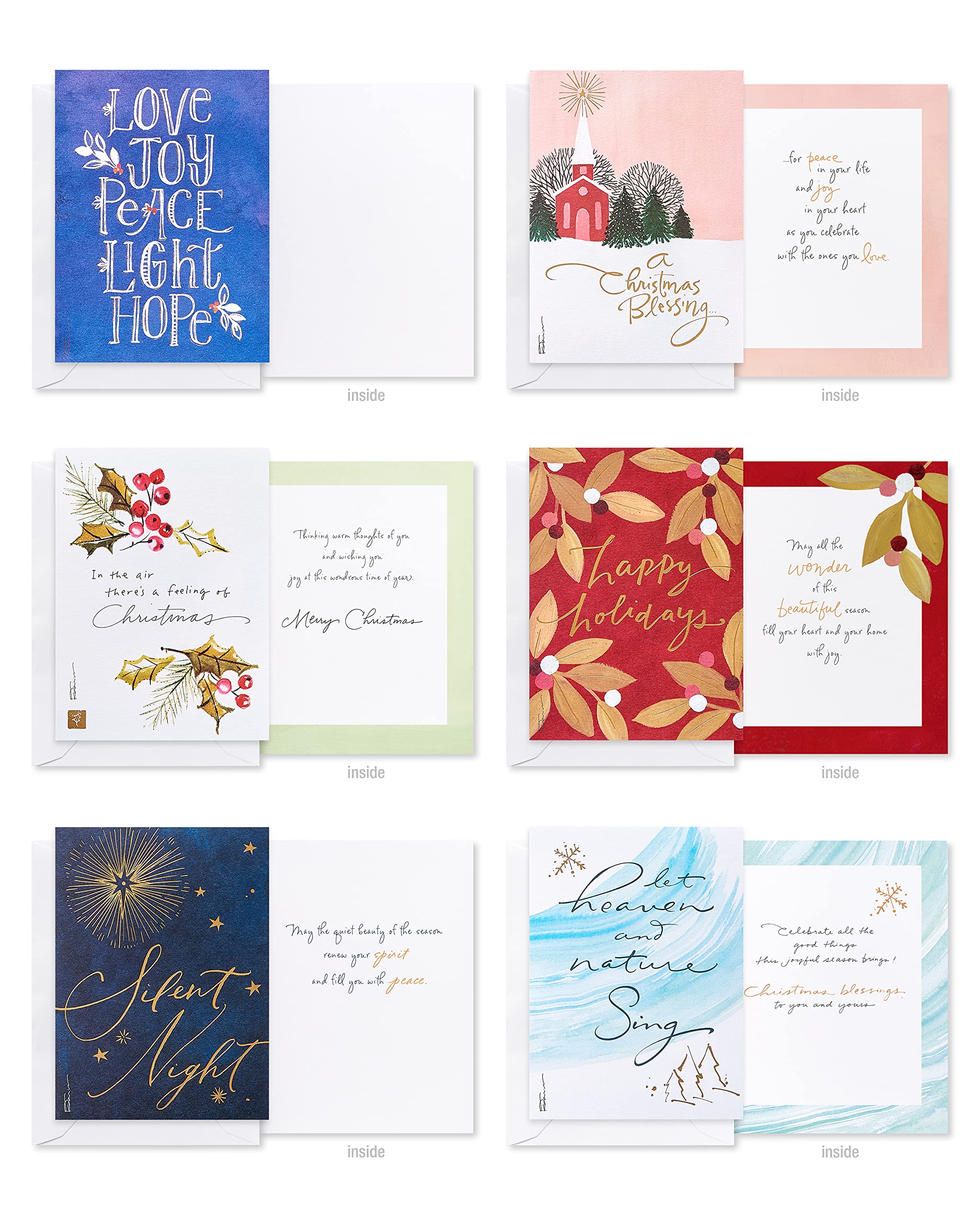 American Greetings Deluxe Christmas and Holiday Cards with Keepsake Box, Kathy Davis Designs (32-Count) - Image 7