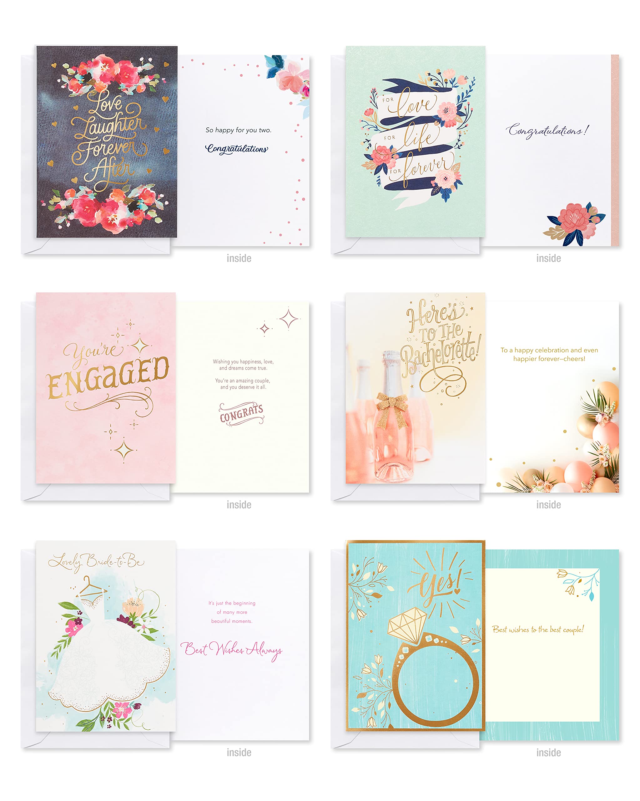 American Greetings Deluxe Wedding Card Assortment (32-Count) - Image 5