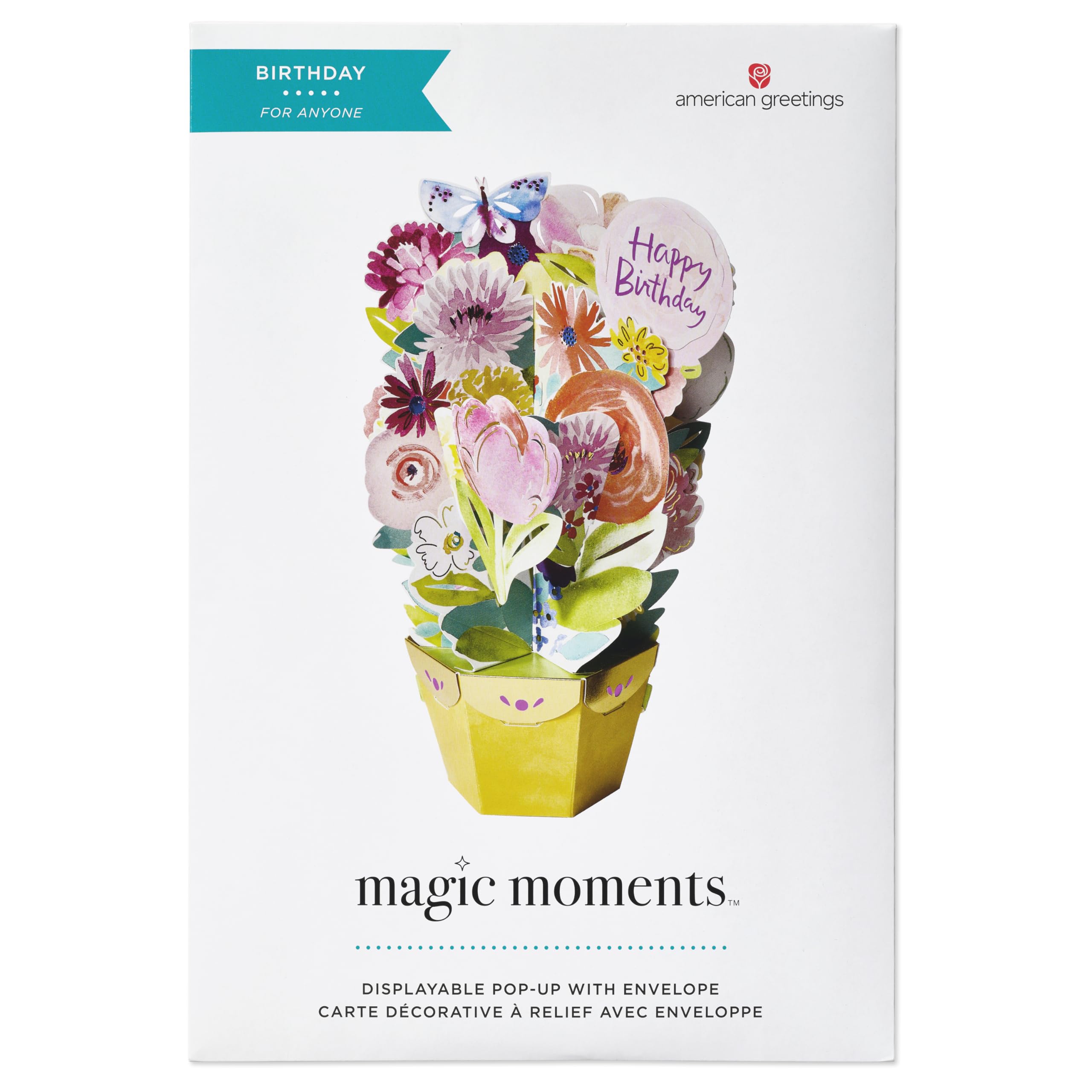 American Greetings Displayable Pop Up Birthday Card with Envelope- Designed by Kathy Davis (To Wonderful You) - Image 8