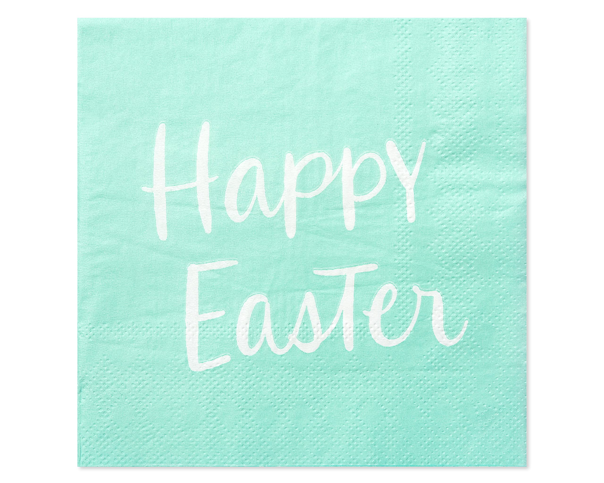 American Greetings Easter Party Supplies, Paper Dessert Napkins (50-Count) - Image 3