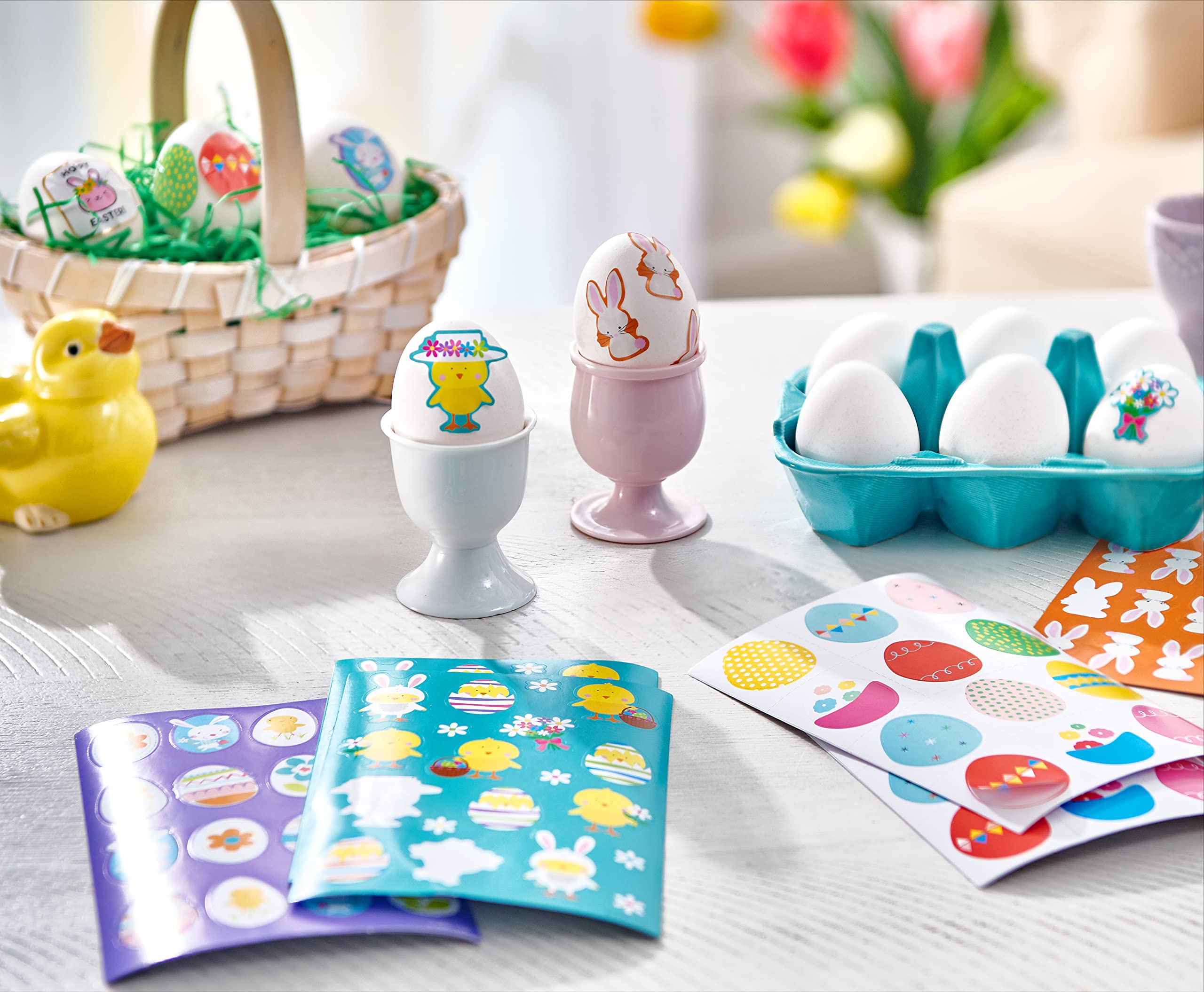 American Greetings Easter Stickers for Kids, Easter Eggs and Bunnies (316-Count) - Image 6