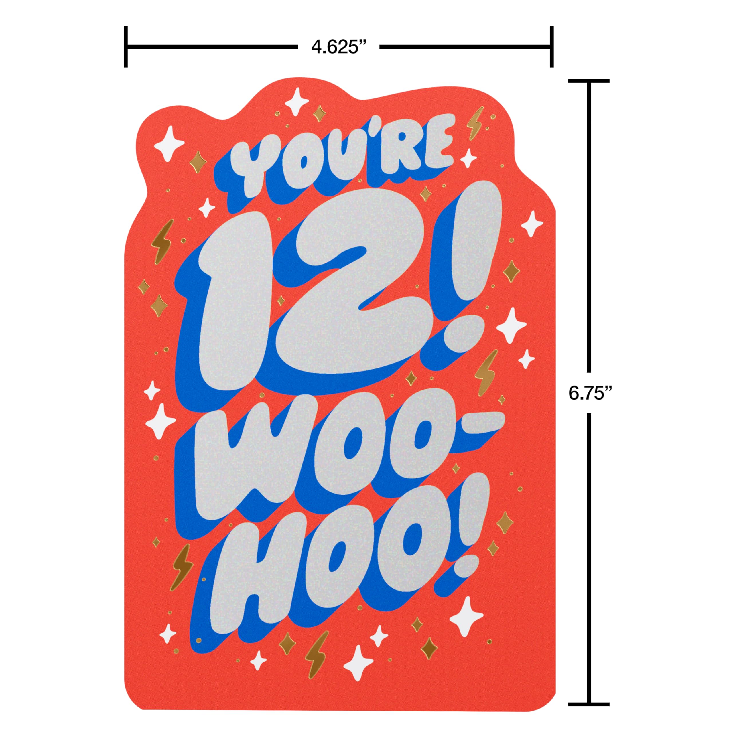 American Greetings Epic 12th Birthday Card for Kids, Happy Birthday Card for 12-Year-Old Boys or Girls (Celebrating You) - Image 4
