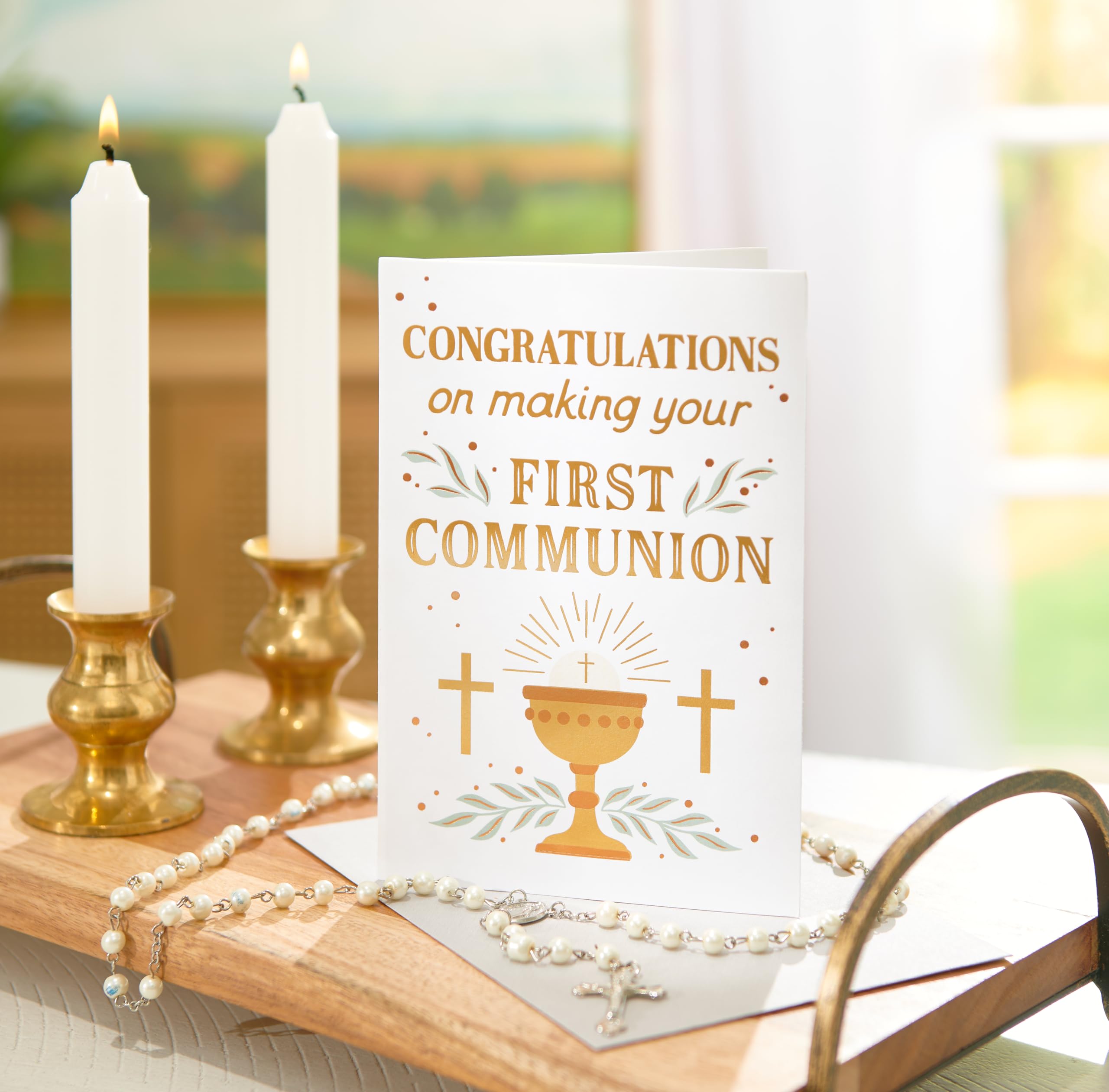 American Greetings First Communion Card (Grace and Blessings) - Image 6