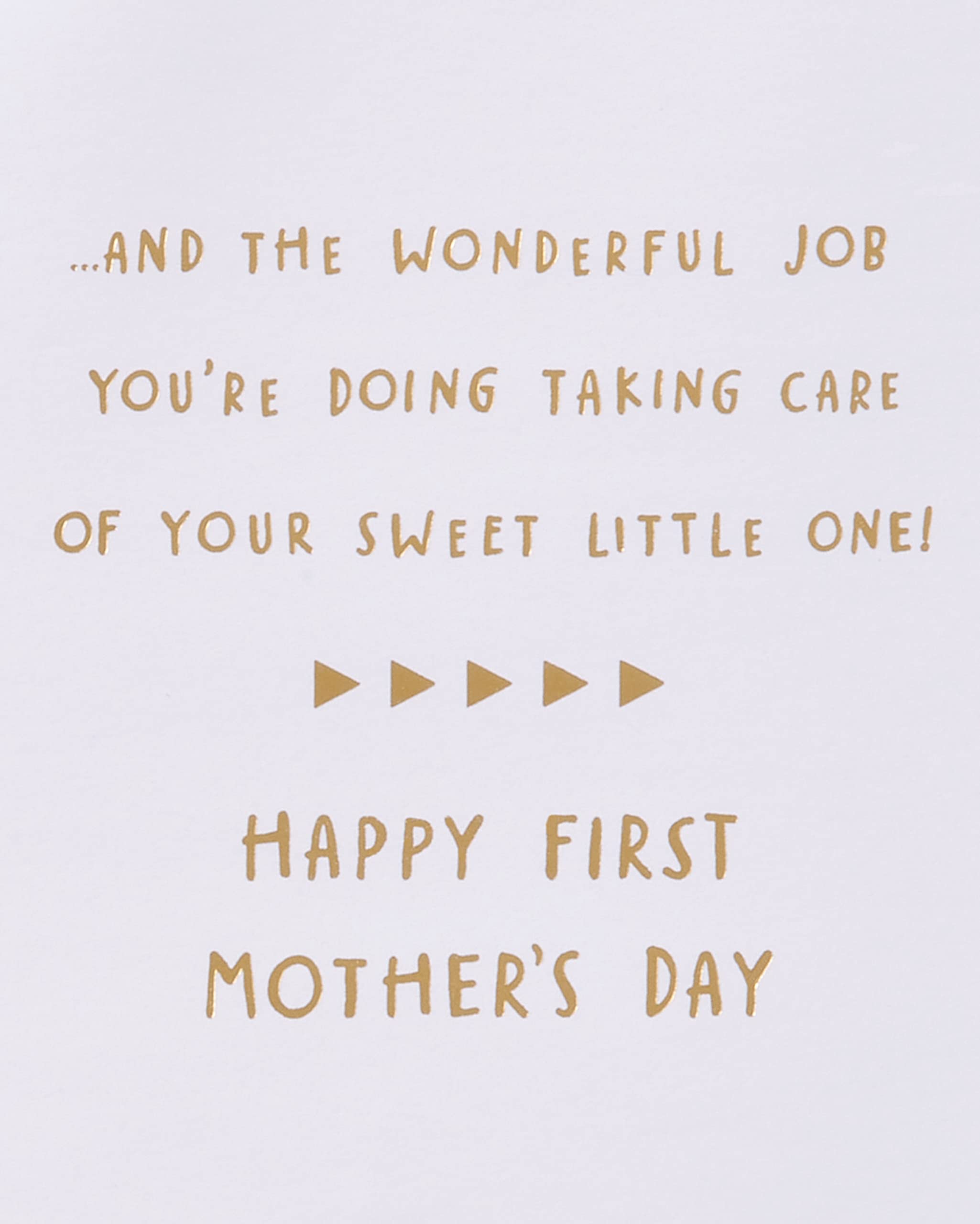 American Greetings First Mothers Day Card for First Time Mom (Sweet Little One) - Image 3