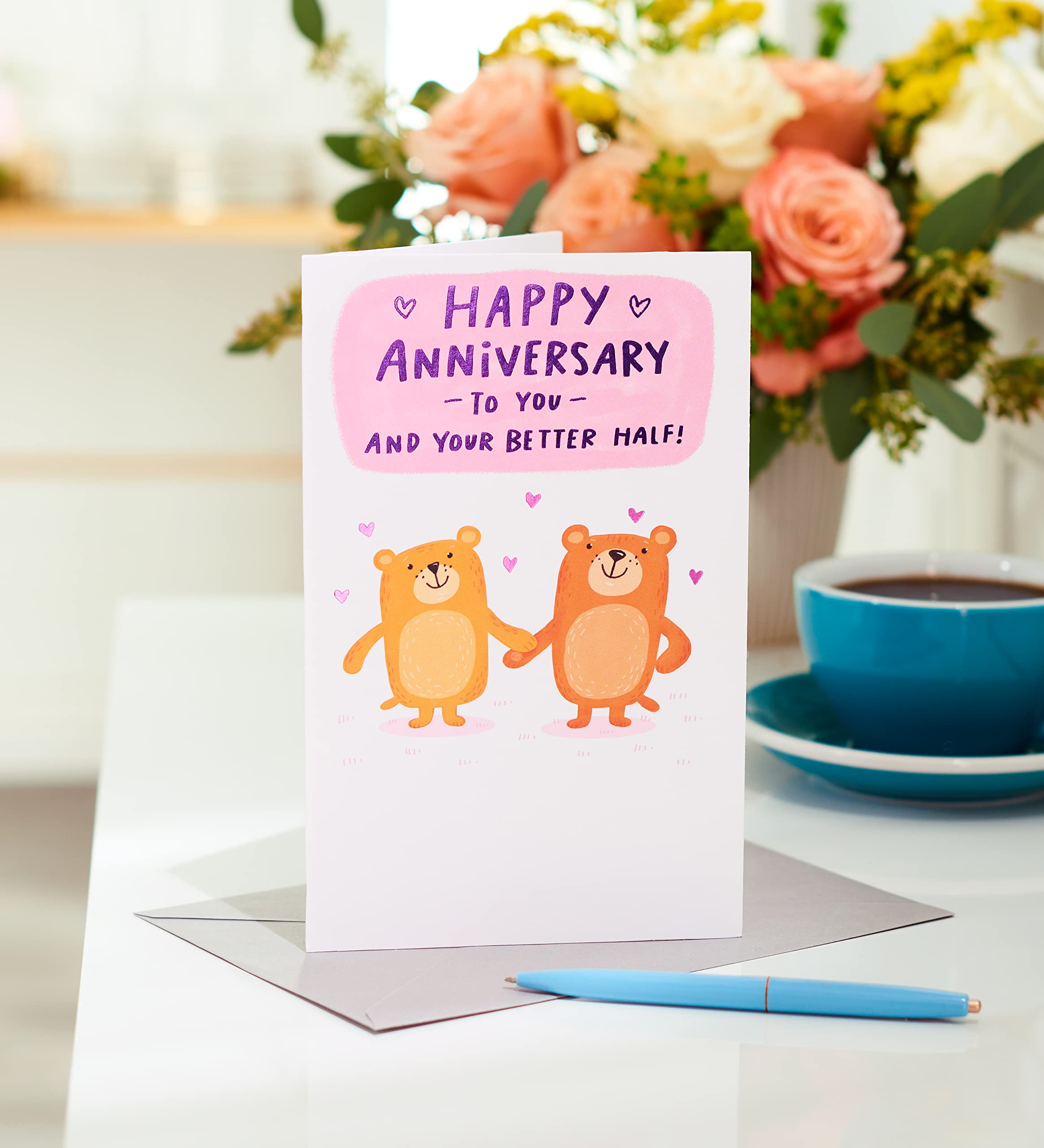 American Greetings Funny Anniversary Card for Couple (Who's Who) - Image 6