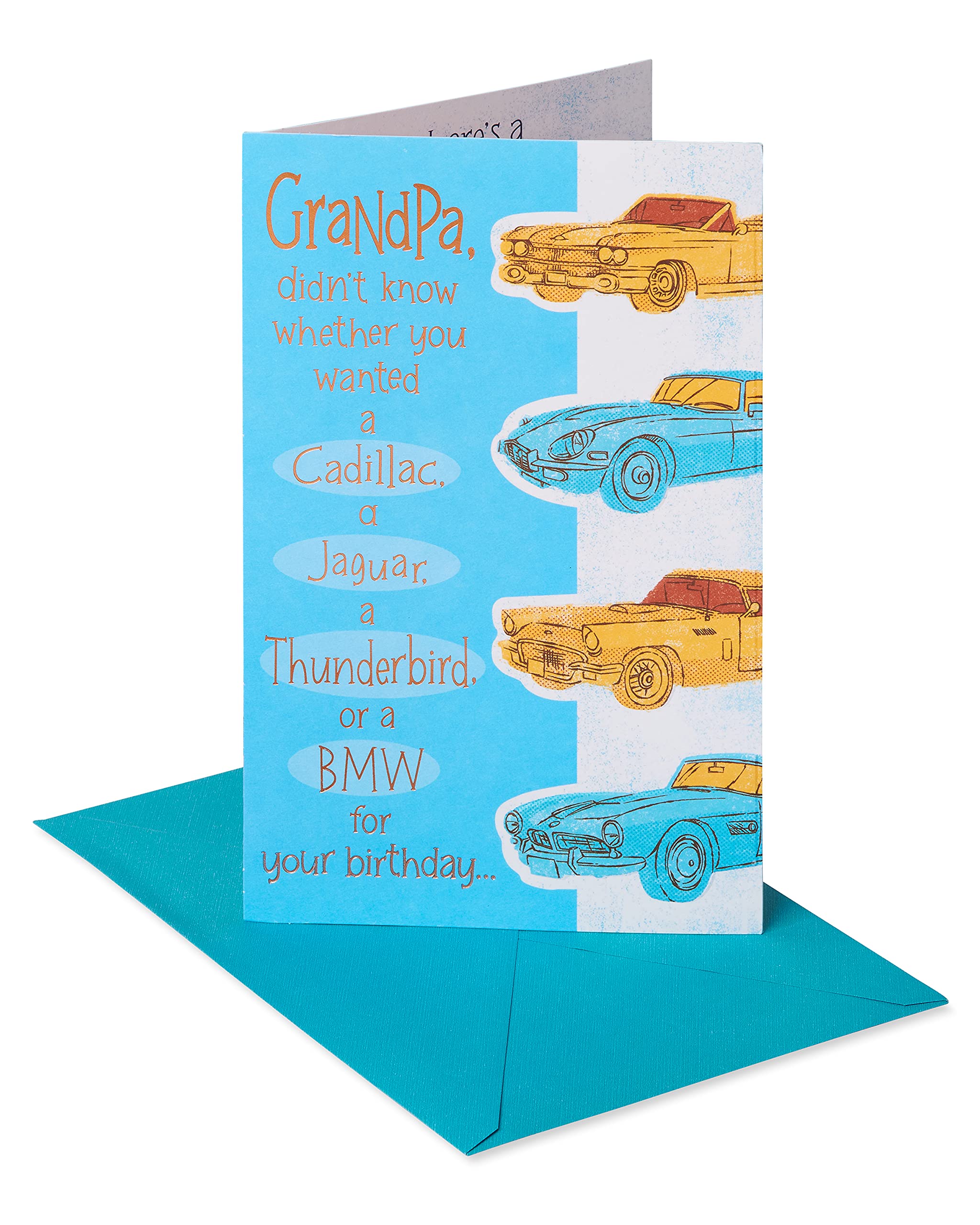American Greetings Funny Birthday Card for Grandpa (Cars)