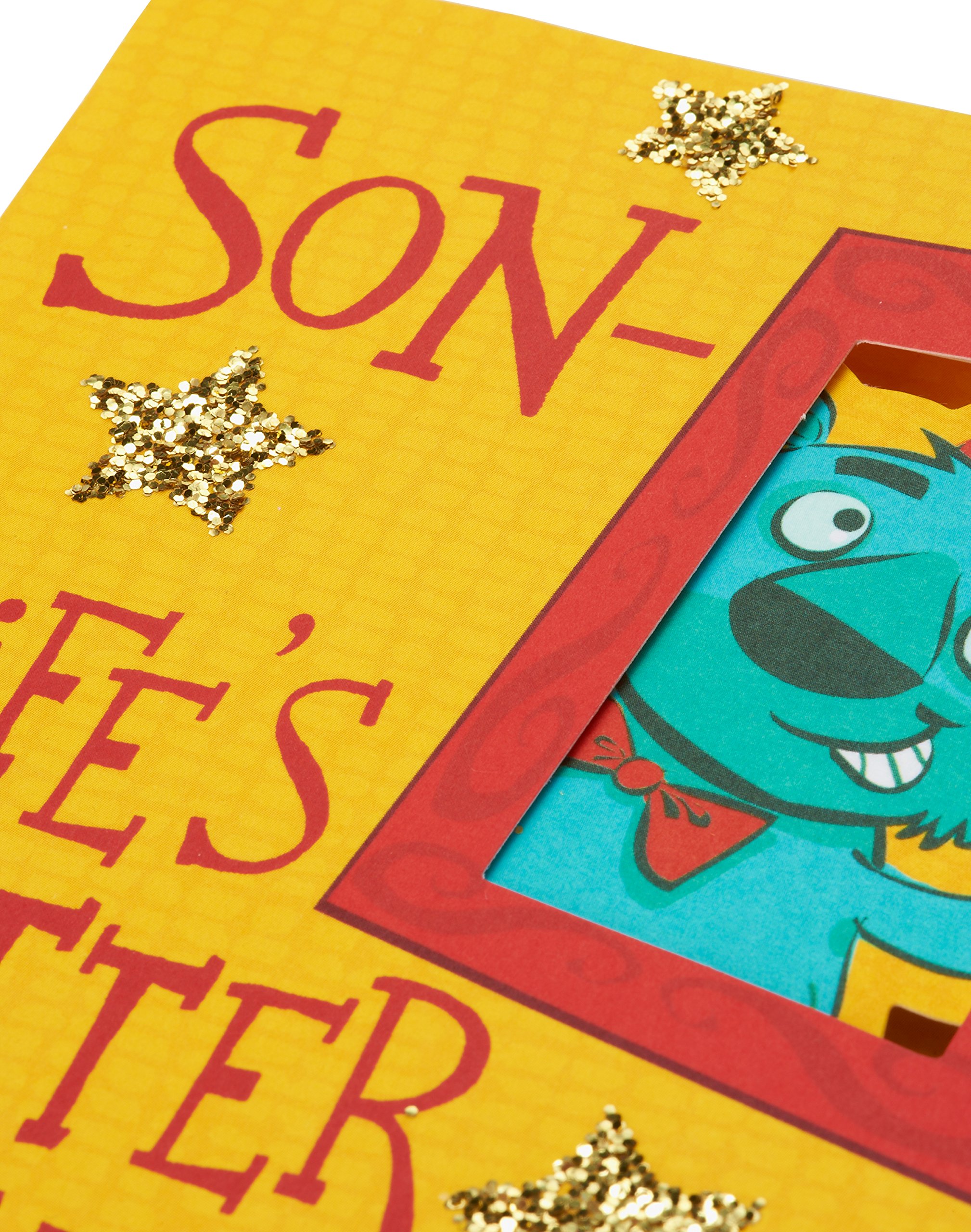 American Greetings Funny Birthday Card for Son (Life's Better) - Image 4