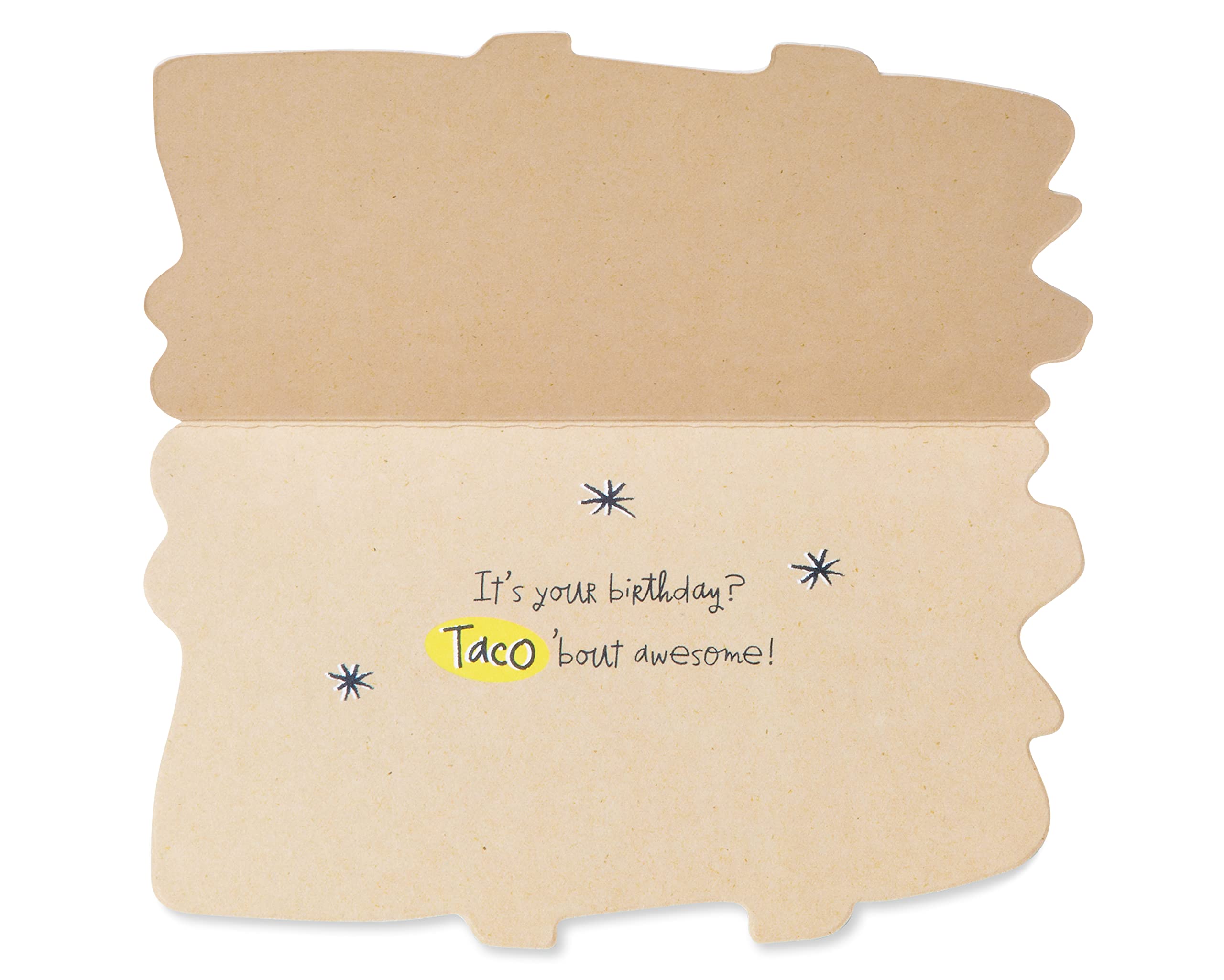 American Greetings Funny Birthday Card (Taco) - Image 2