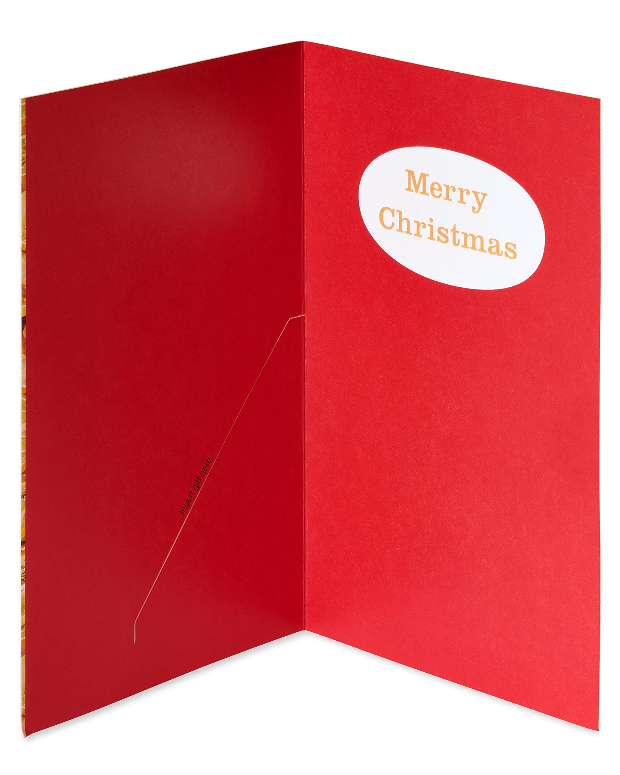 American Greetings Funny Cat Gift Card Holder Christmas Card (Cha-Ching-A-Ling!) - Image 2
