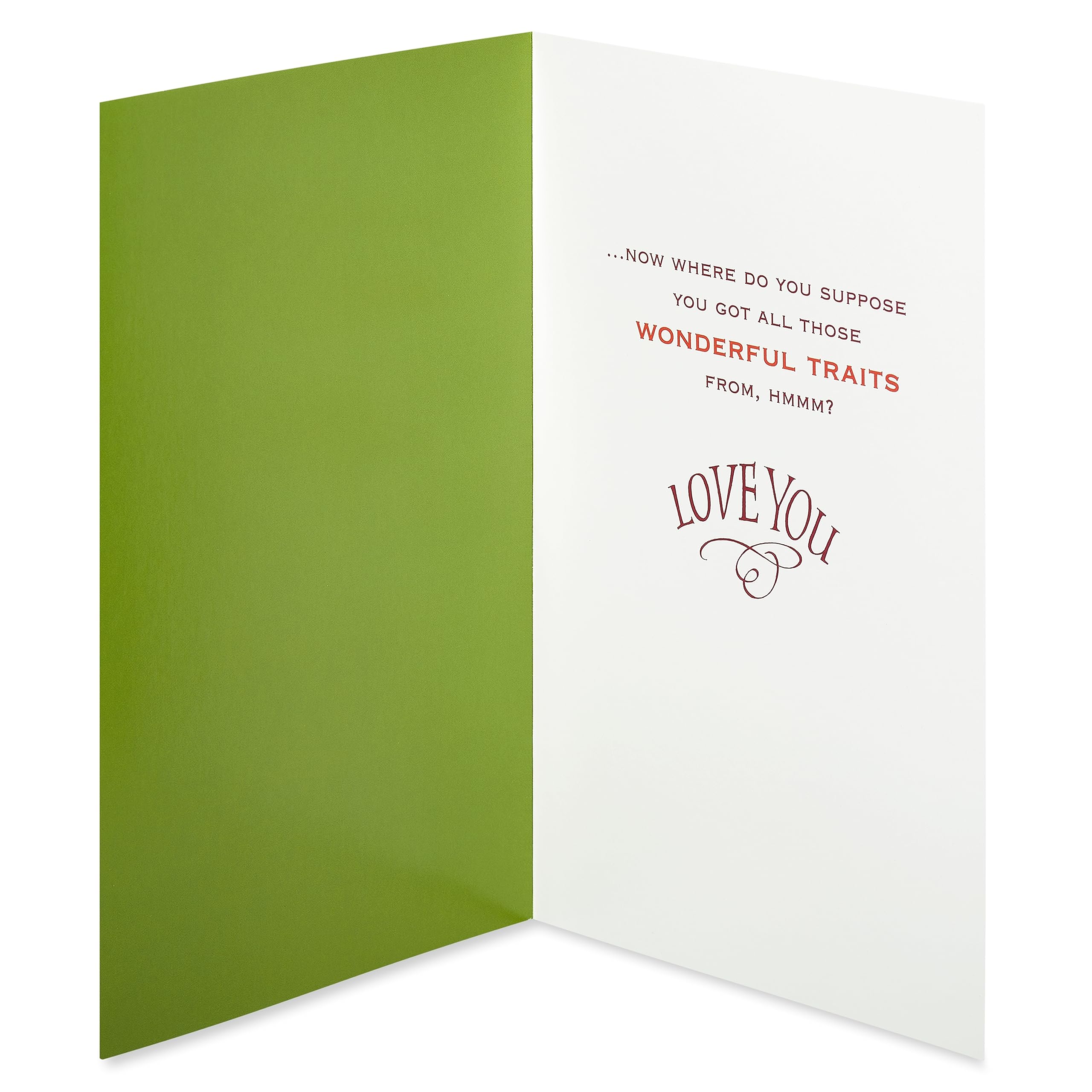 American Greetings Funny Christmas Card for Son, Silly Holiday Greeting from Parents for Son (Wonderful Traits) - Image 2