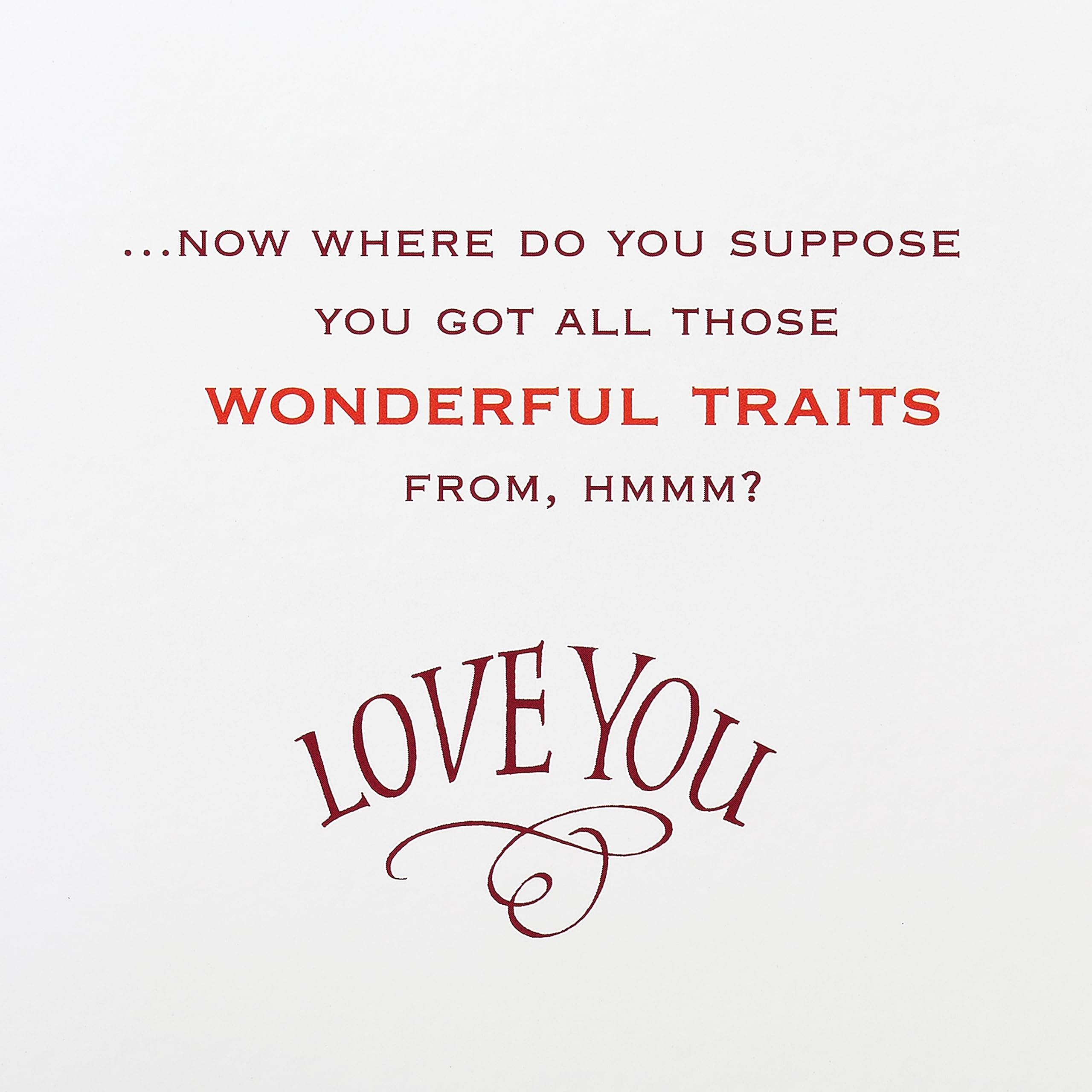American Greetings Funny Christmas Card for Son, Silly Holiday Greeting from Parents for Son (Wonderful Traits) - Image 3