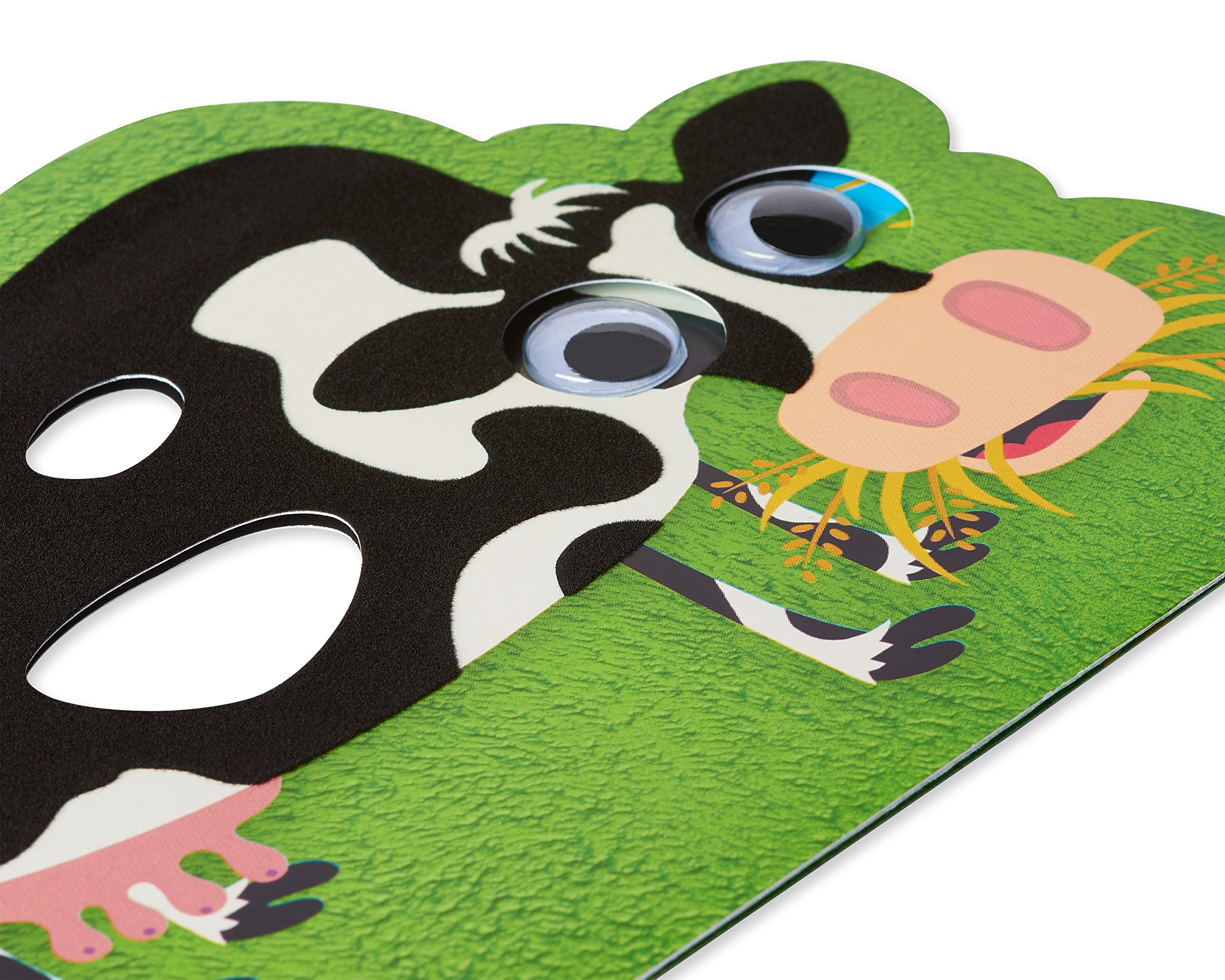 American Greetings Funny Cow Birthday Greeting Card with Googly Eyes - Image 4