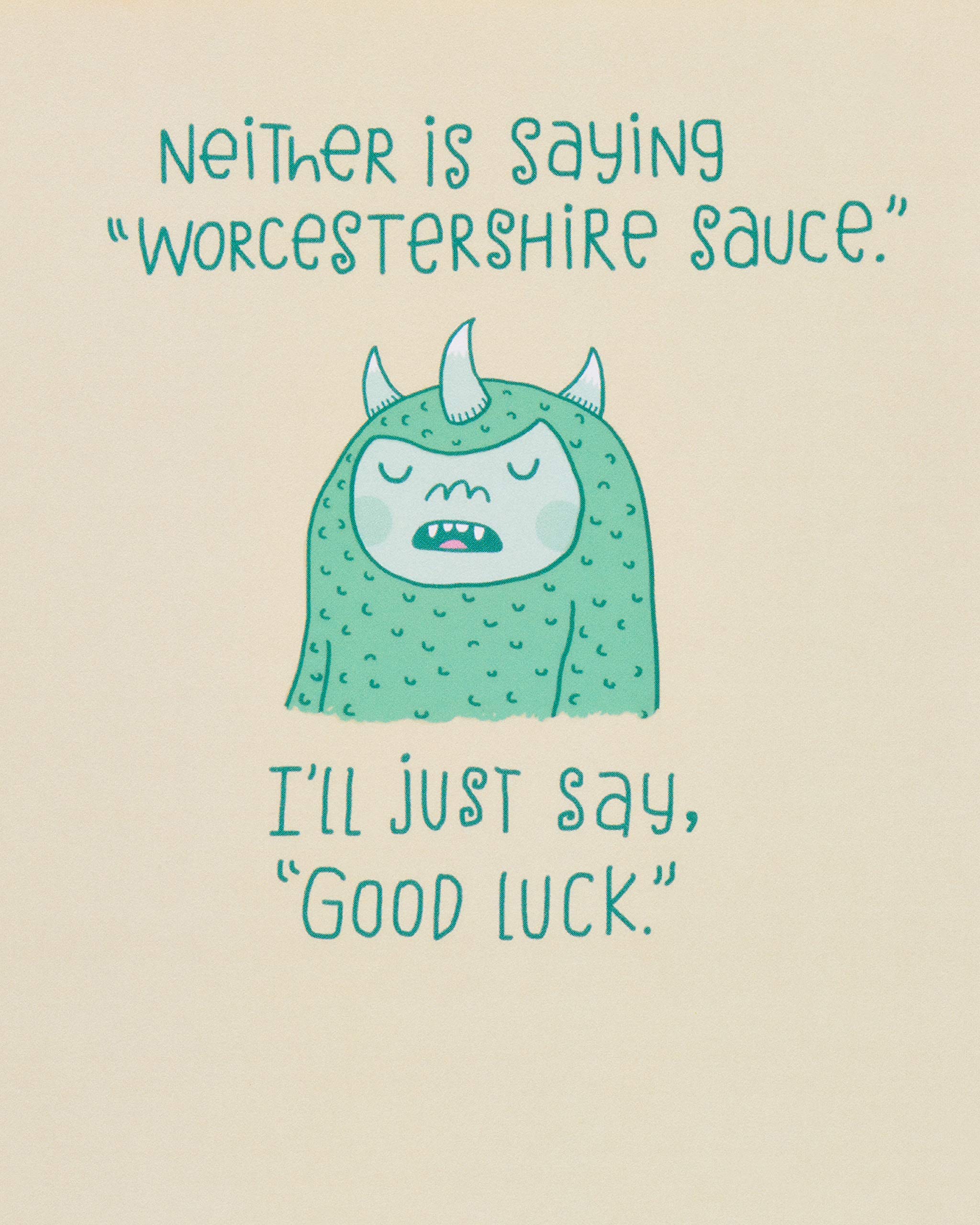 American Greetings Funny Goodbye Card (Monster) - Image 3